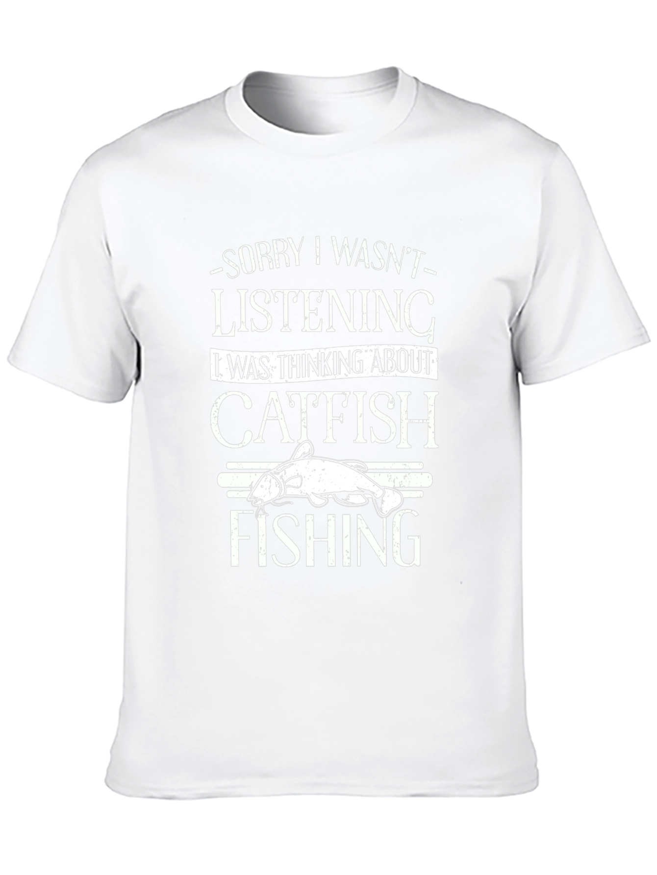Catfish Fishing Graphic T-Shirt