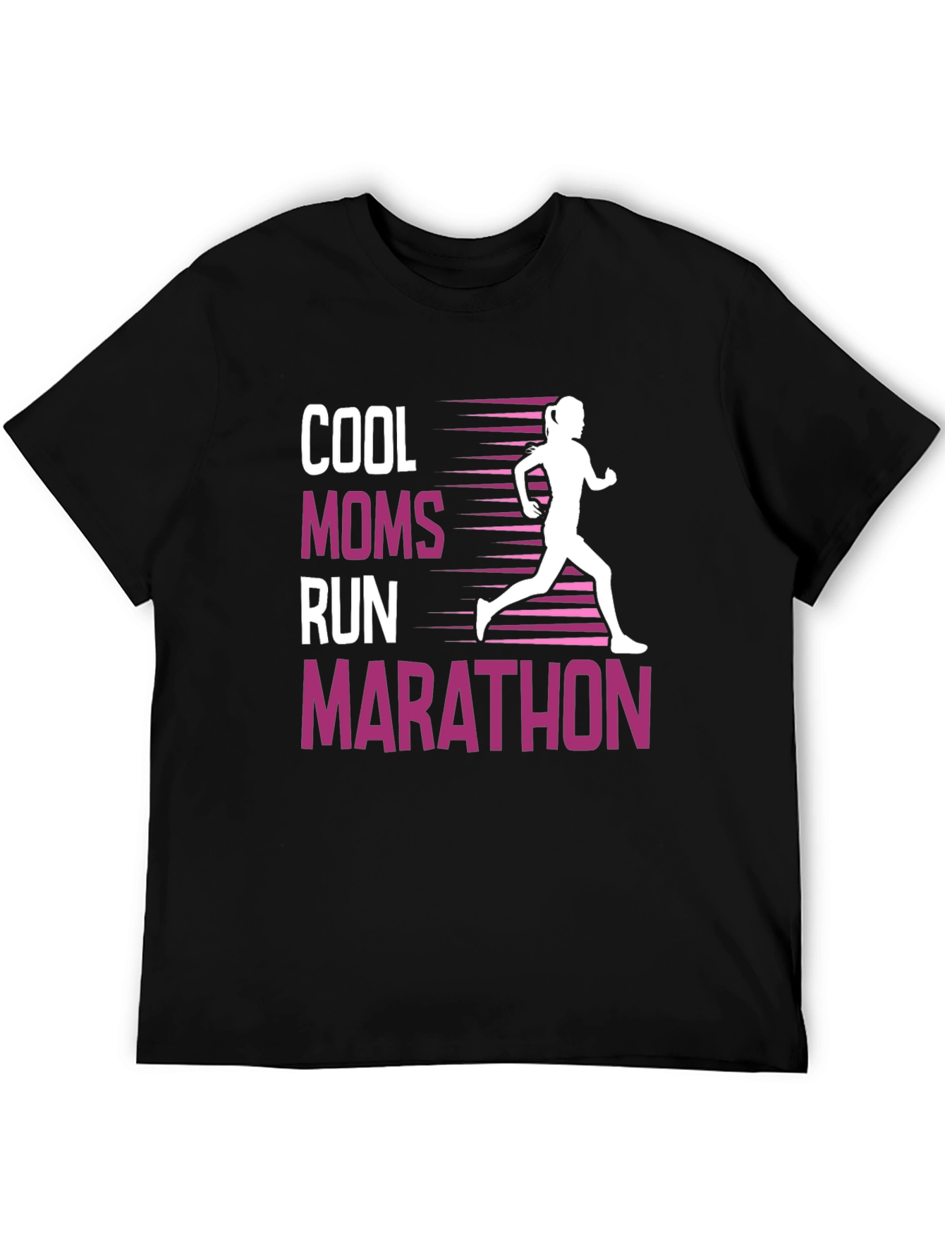 Cool Moms Run Marathon T-Shirt - Stylish Activewear