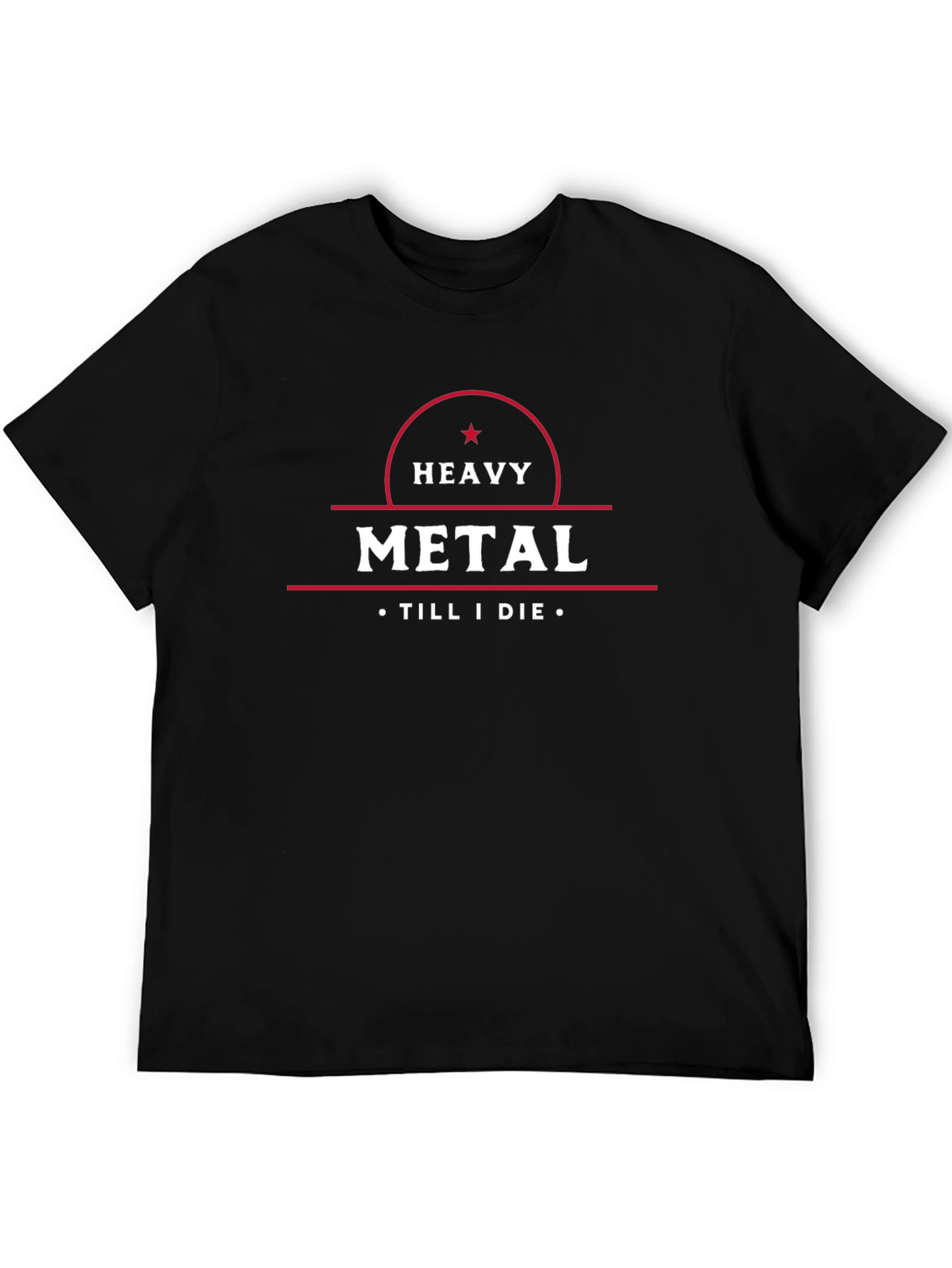 Heavy Metal Till I Die Graphic T-Shirt