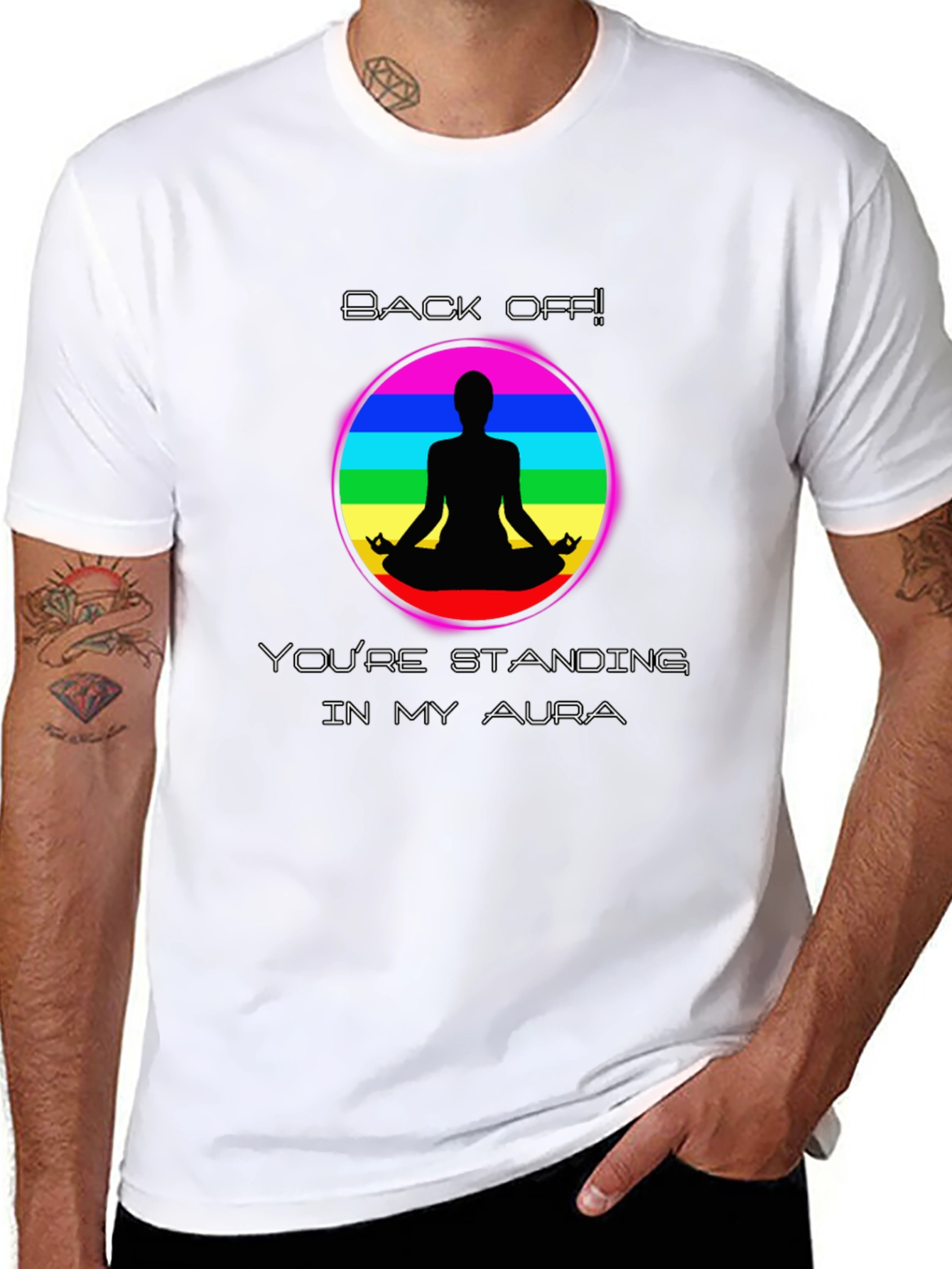 Aura Yoga Meditation Graphic T-Shirt