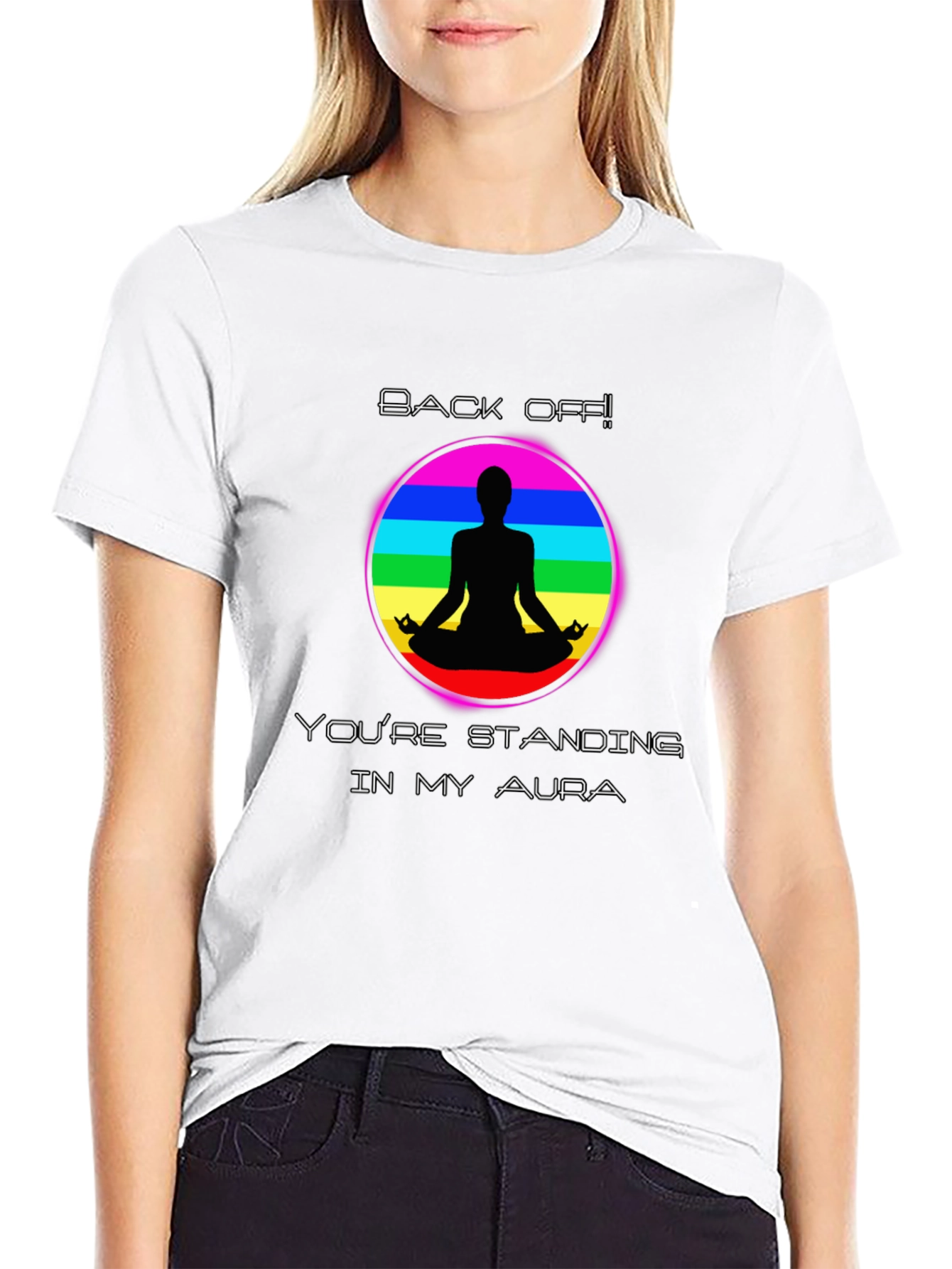 Aura Yoga Meditation Graphic T-Shirt