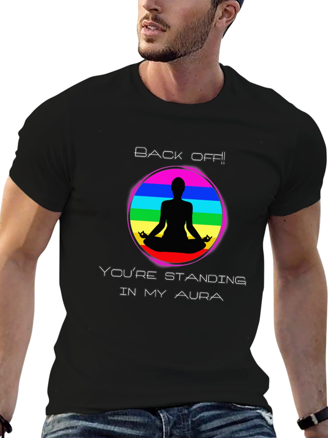 Aura Yoga Meditation Graphic T-Shirt