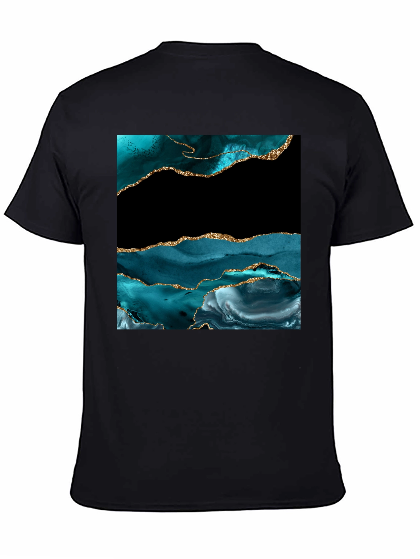 Abstract Art Tee - Black