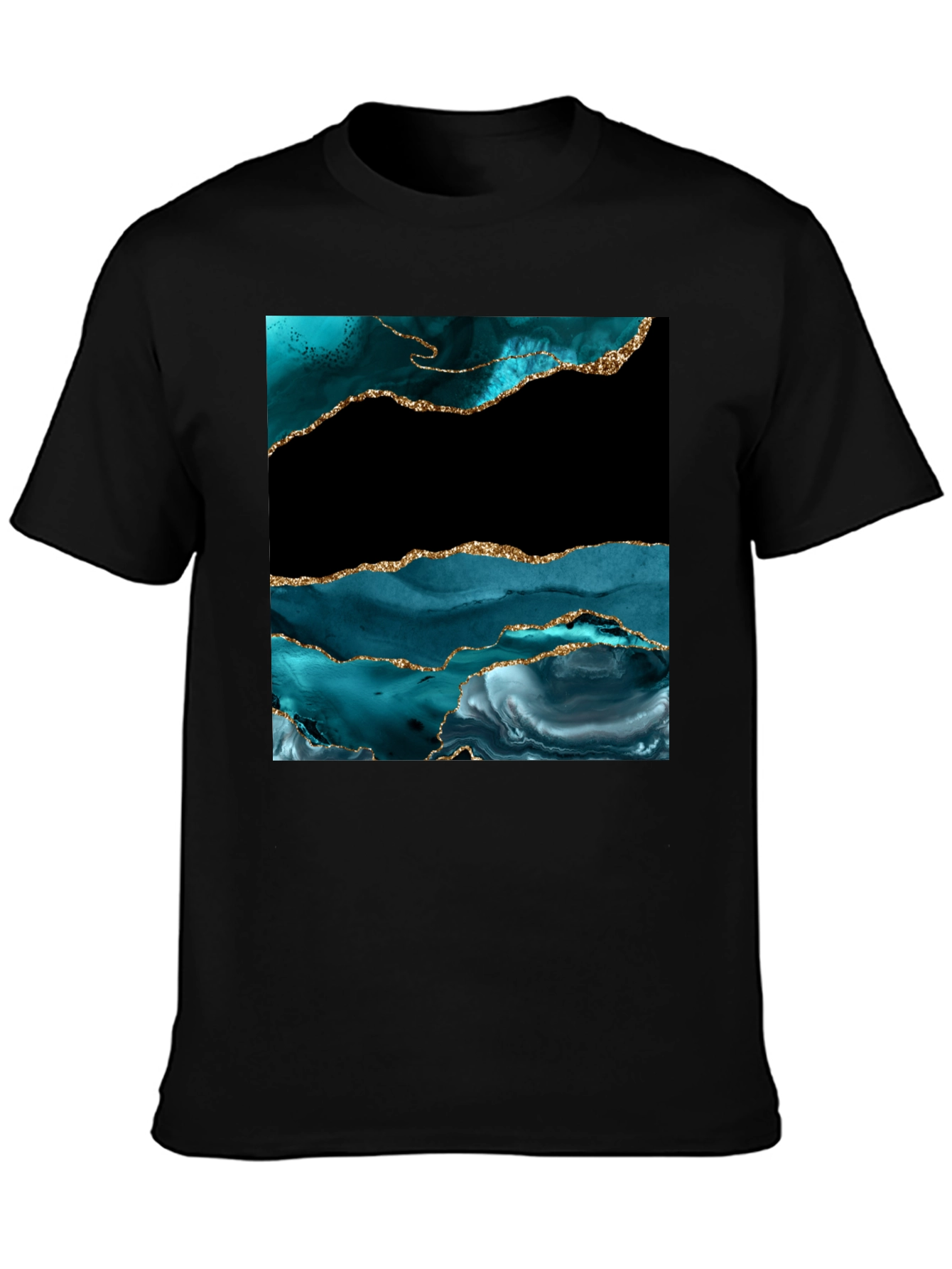 Abstract Art Tee - Black