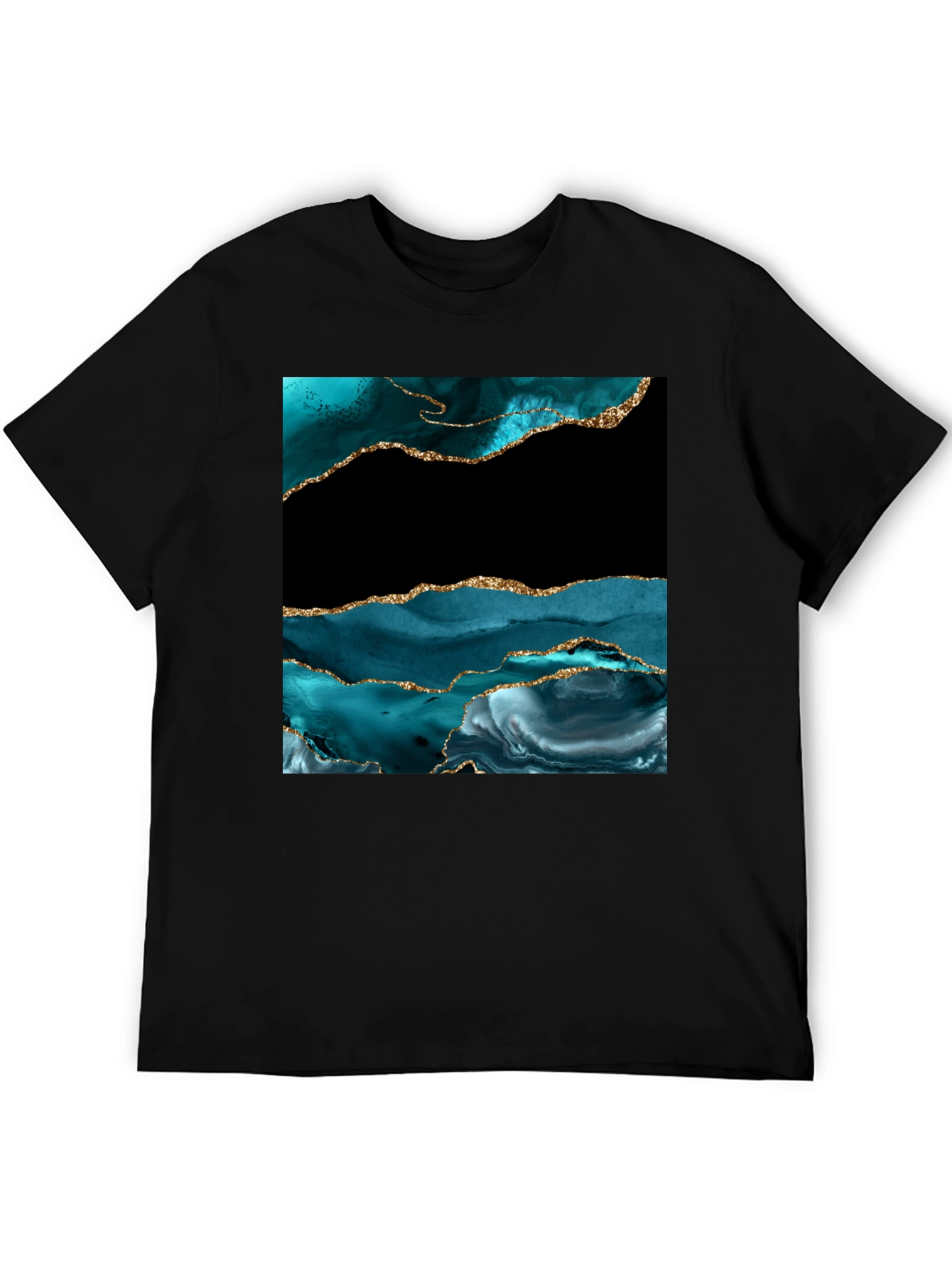 Abstract Art Tee - Black