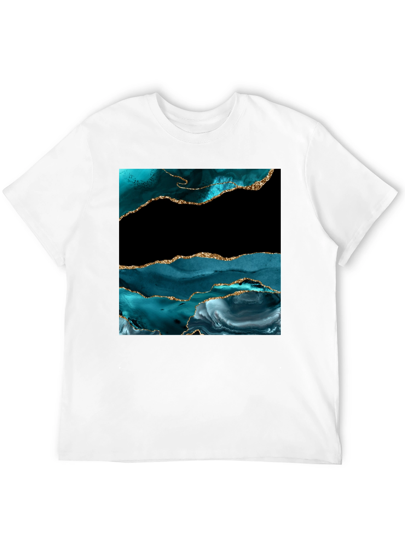 Abstract Art Tee - Black