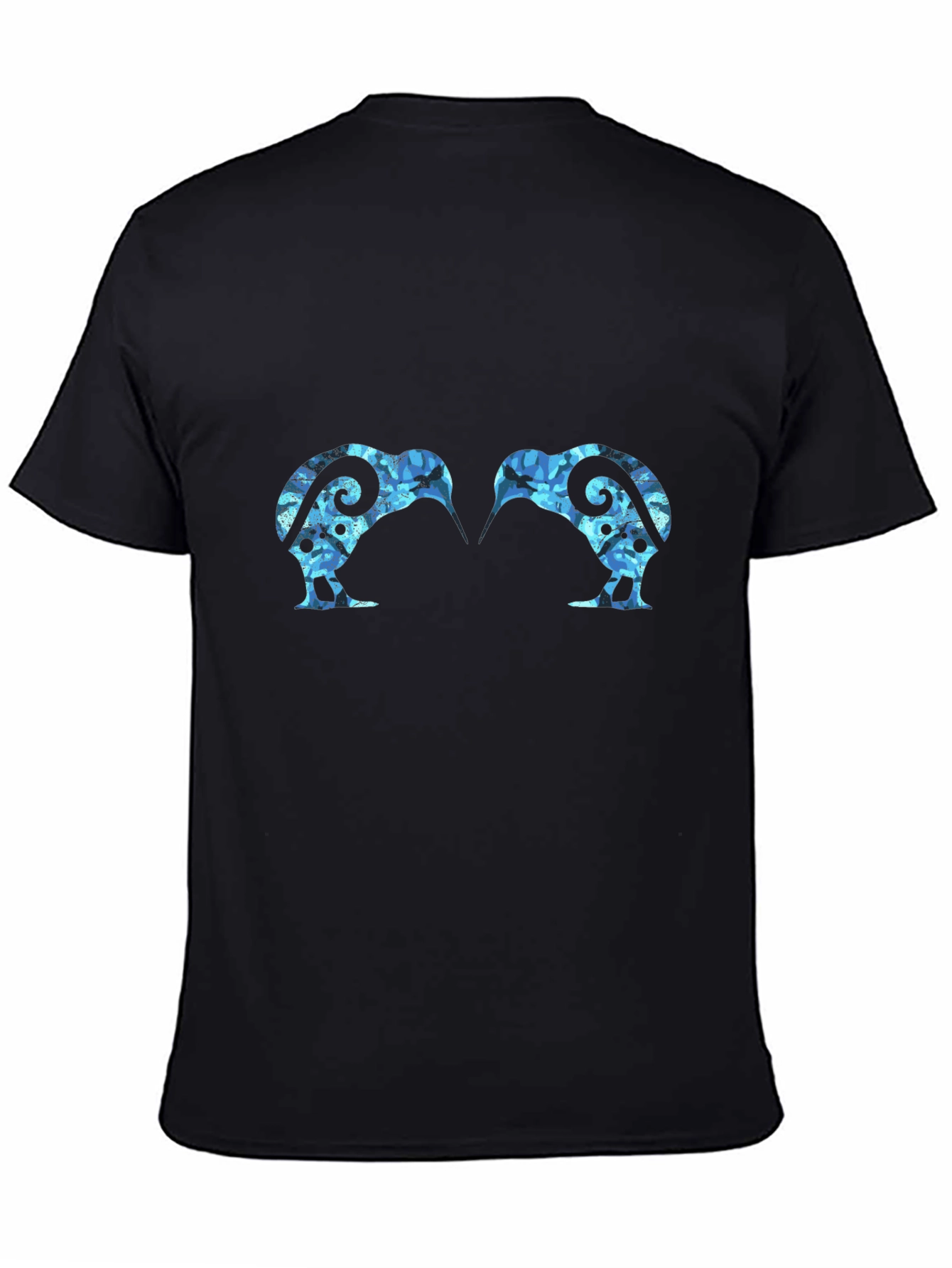 Kiwi Bird Graphic Black T-Shirt