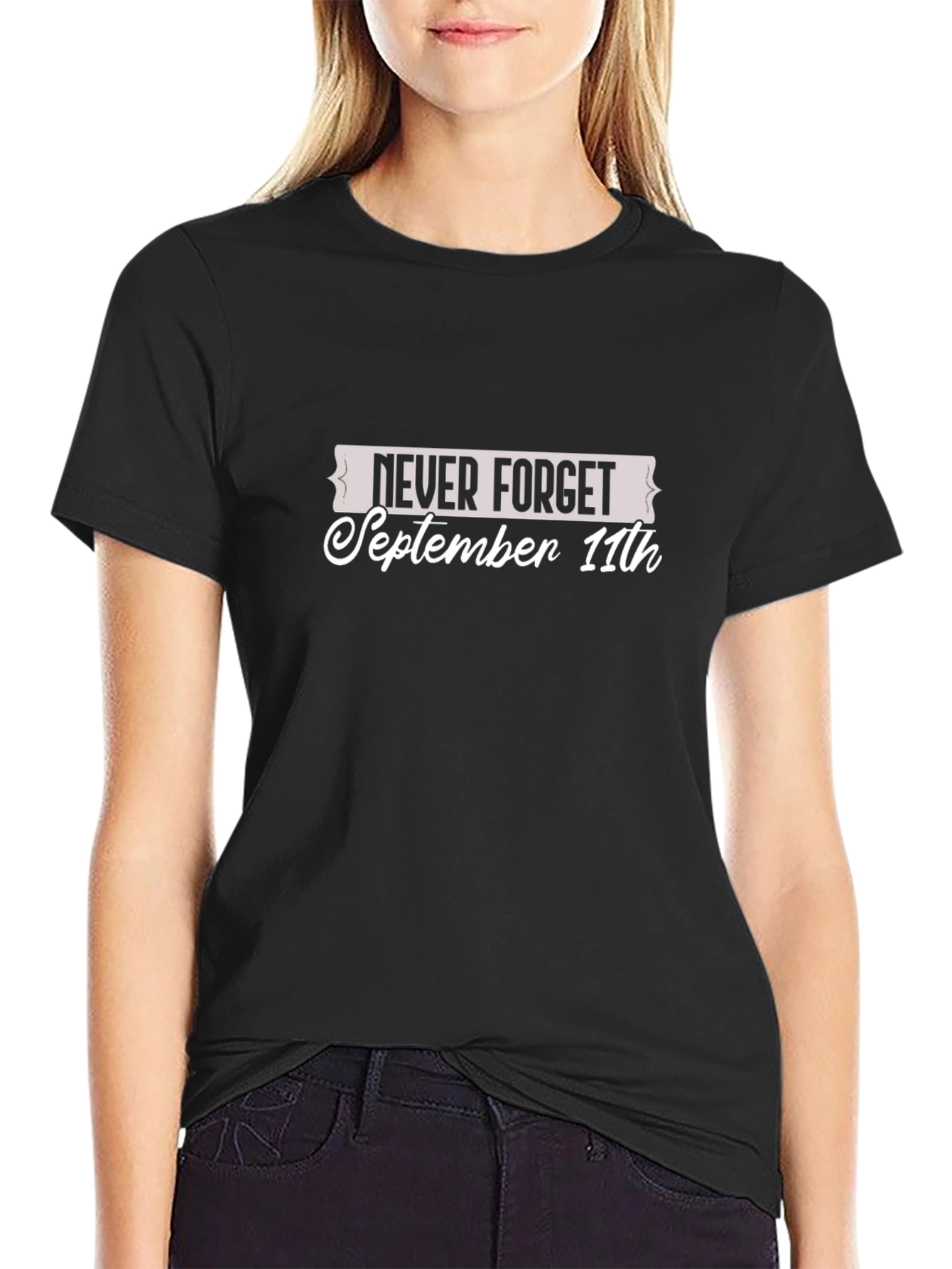 Never Forget September 11th Graphic Tee