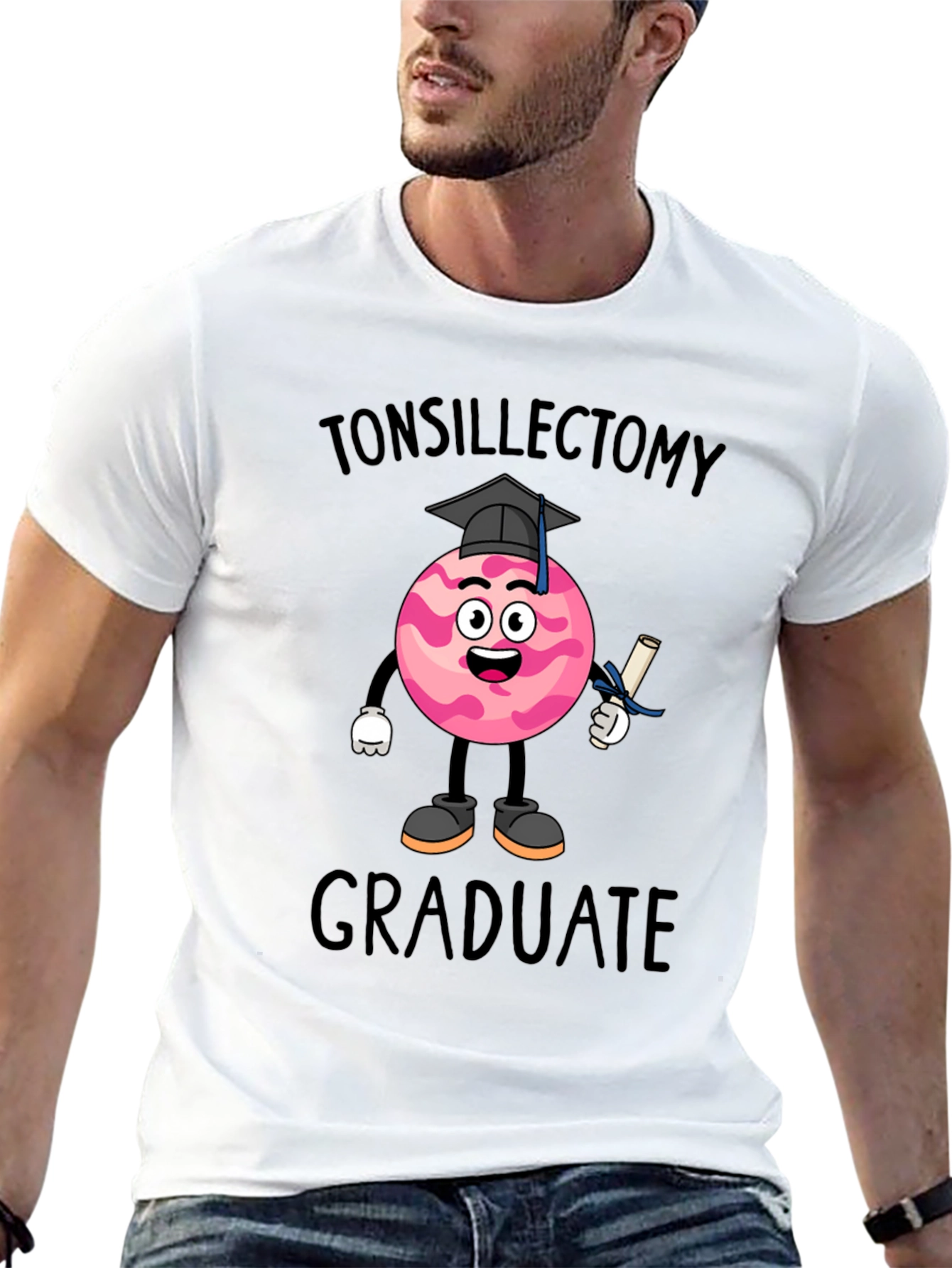 Tonsillectomy Graduate T-Shirt - Funny Medical Gift