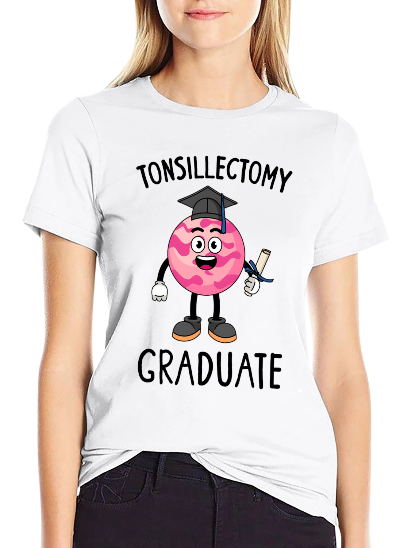 Tonsillectomy Graduate T-Shirt - Funny Medical Gift