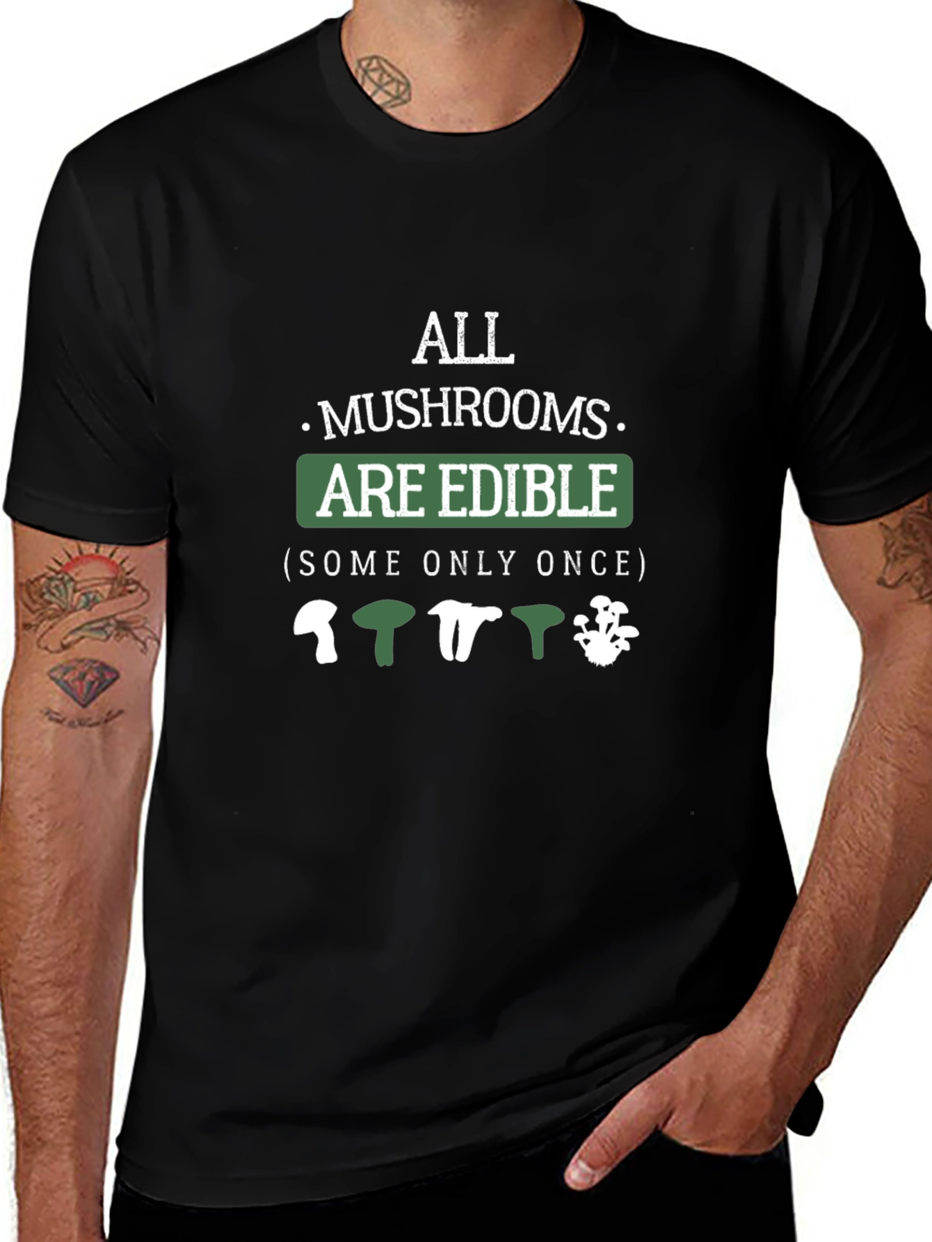 Edible Mushrooms Graphic Tee