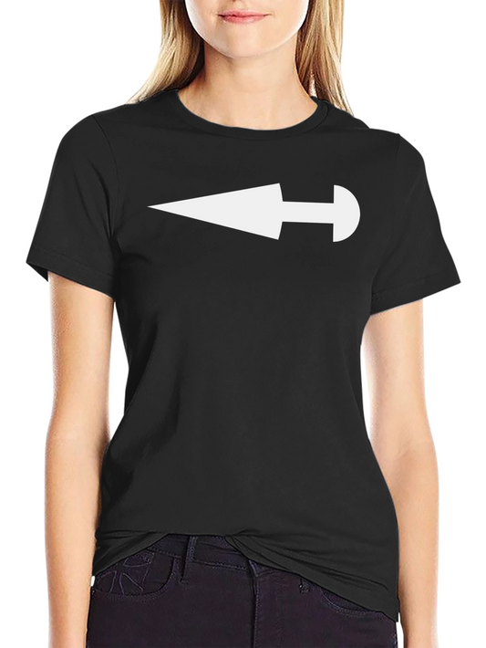 Arrow Graphic Black T-Shirt - Bold Statement Tee