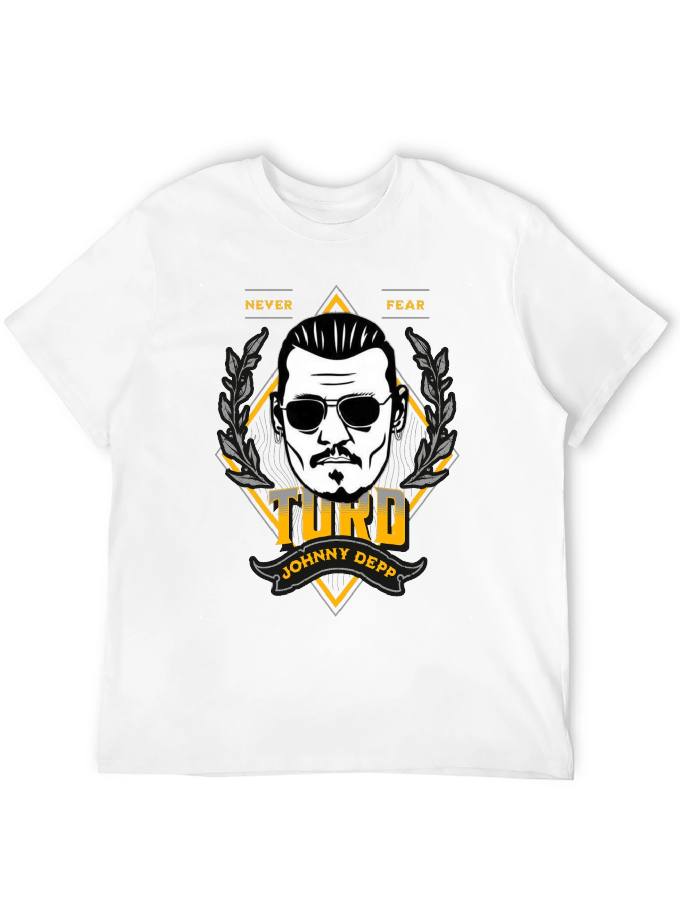 Johnny Depp Turd Graphic T-Shirt - Never Fear