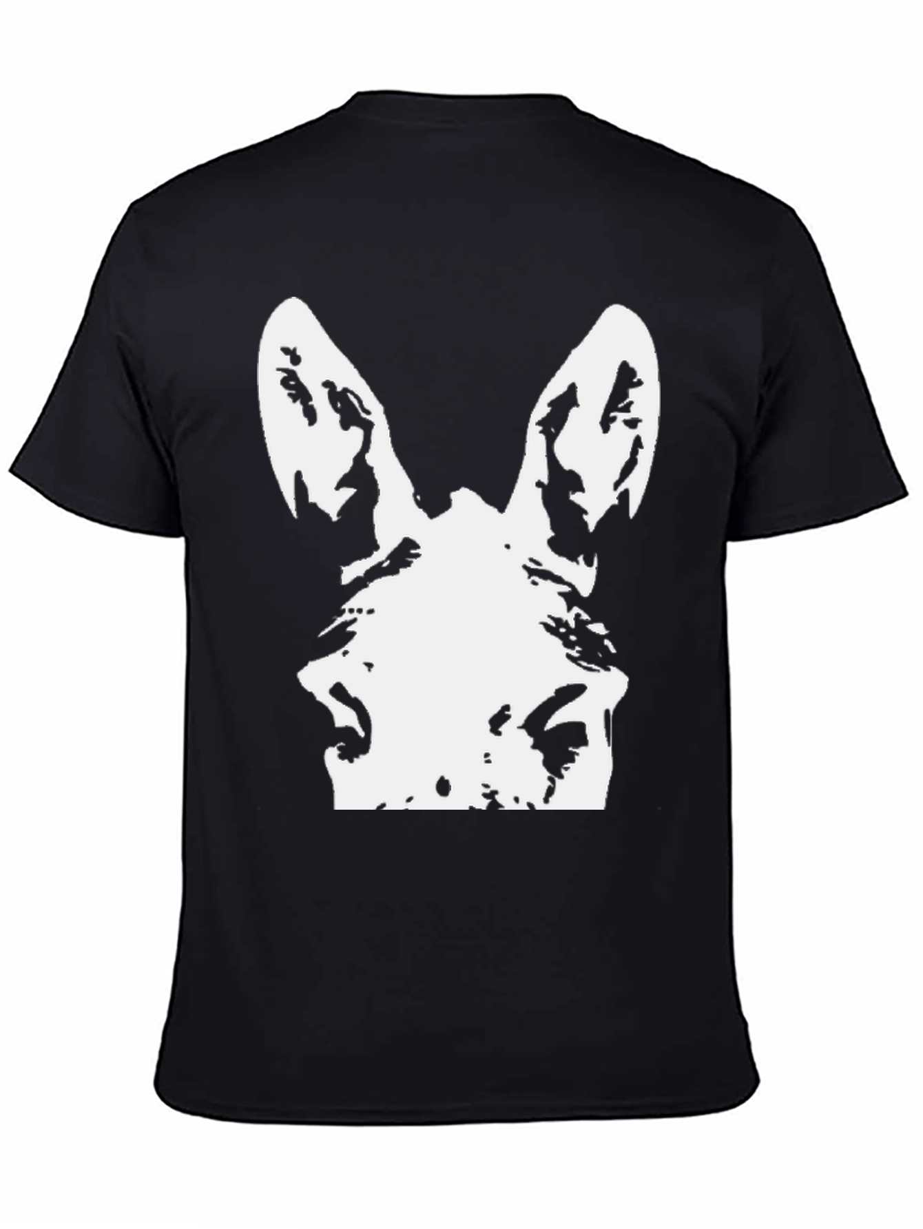 Donkey Graphic Tee - Black Casual T-Shirt