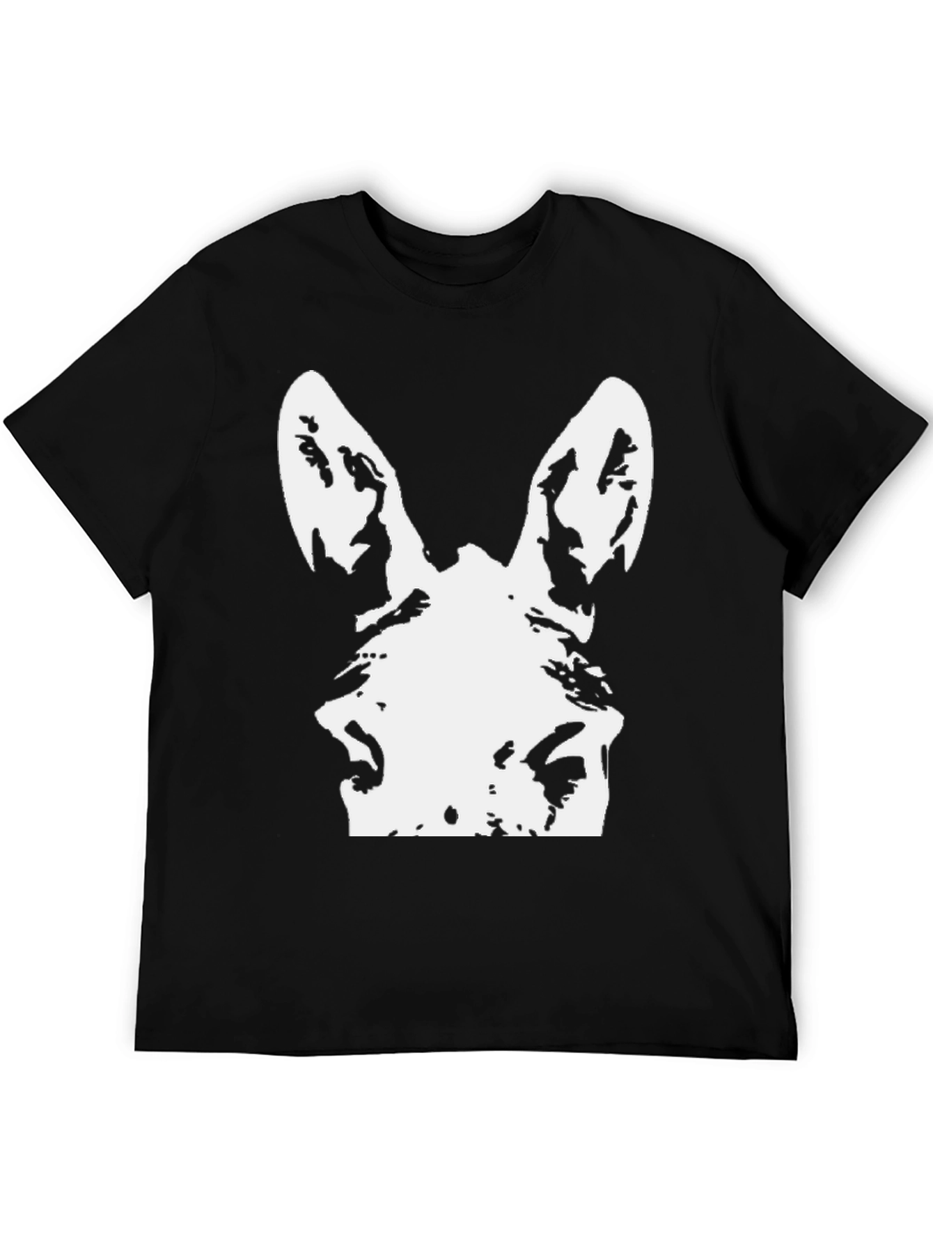 Donkey Graphic Tee - Black Casual T-Shirt