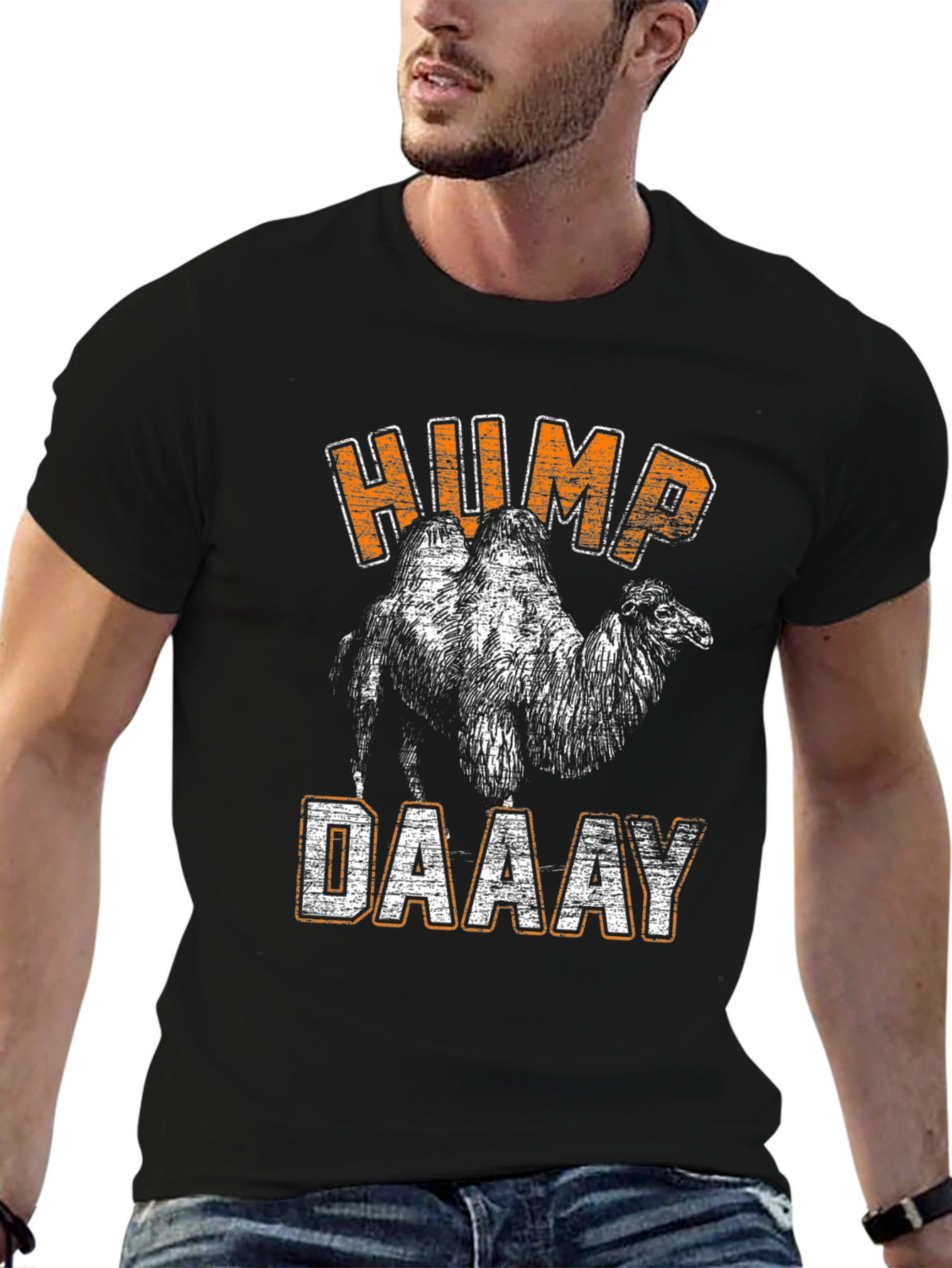 Hump Daaay Camel Graphic Black T-Shirt