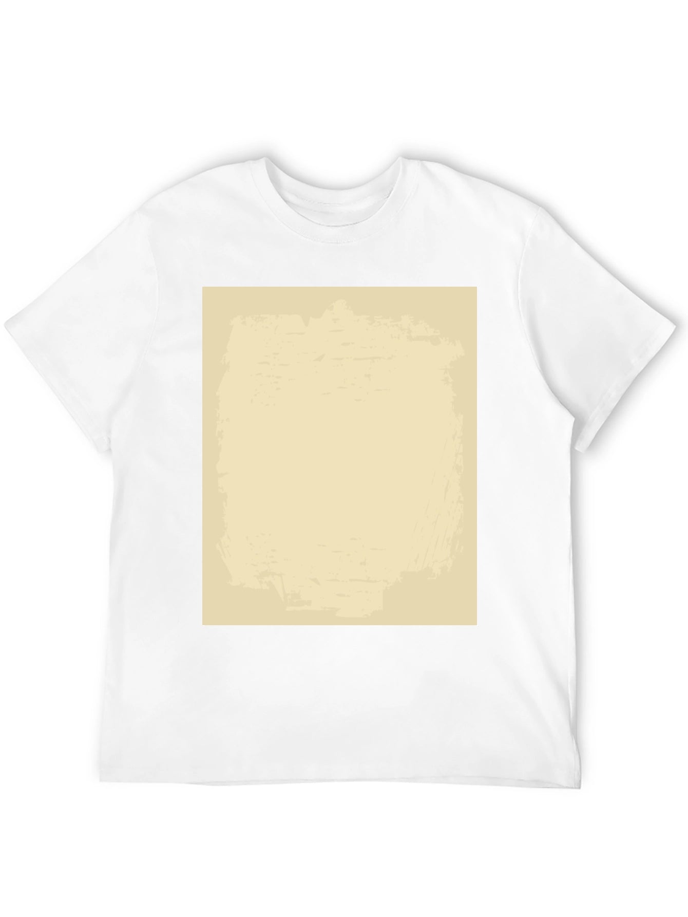 Black Graphic T-Shirt - Beige Design