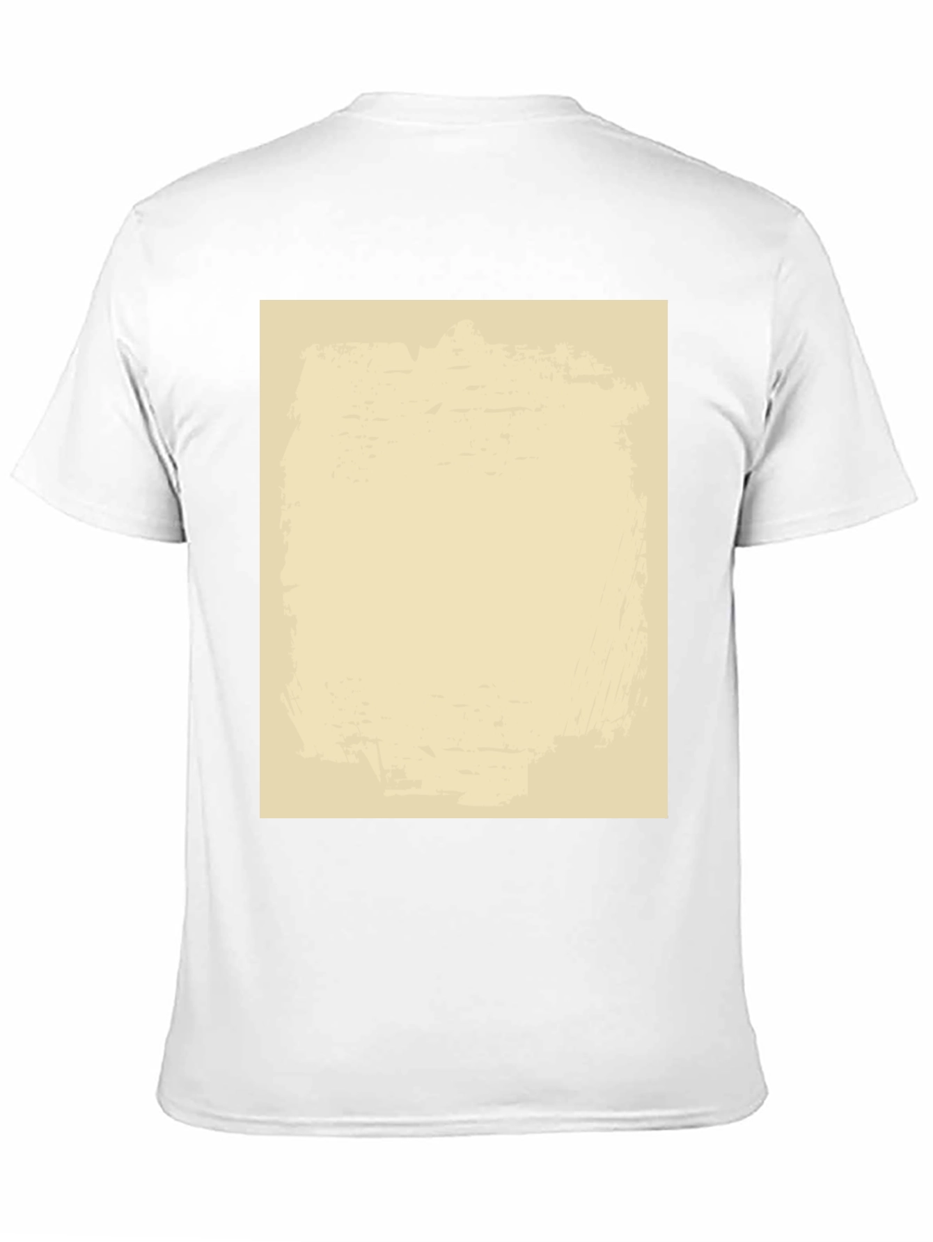 Black Graphic T-Shirt - Beige Design