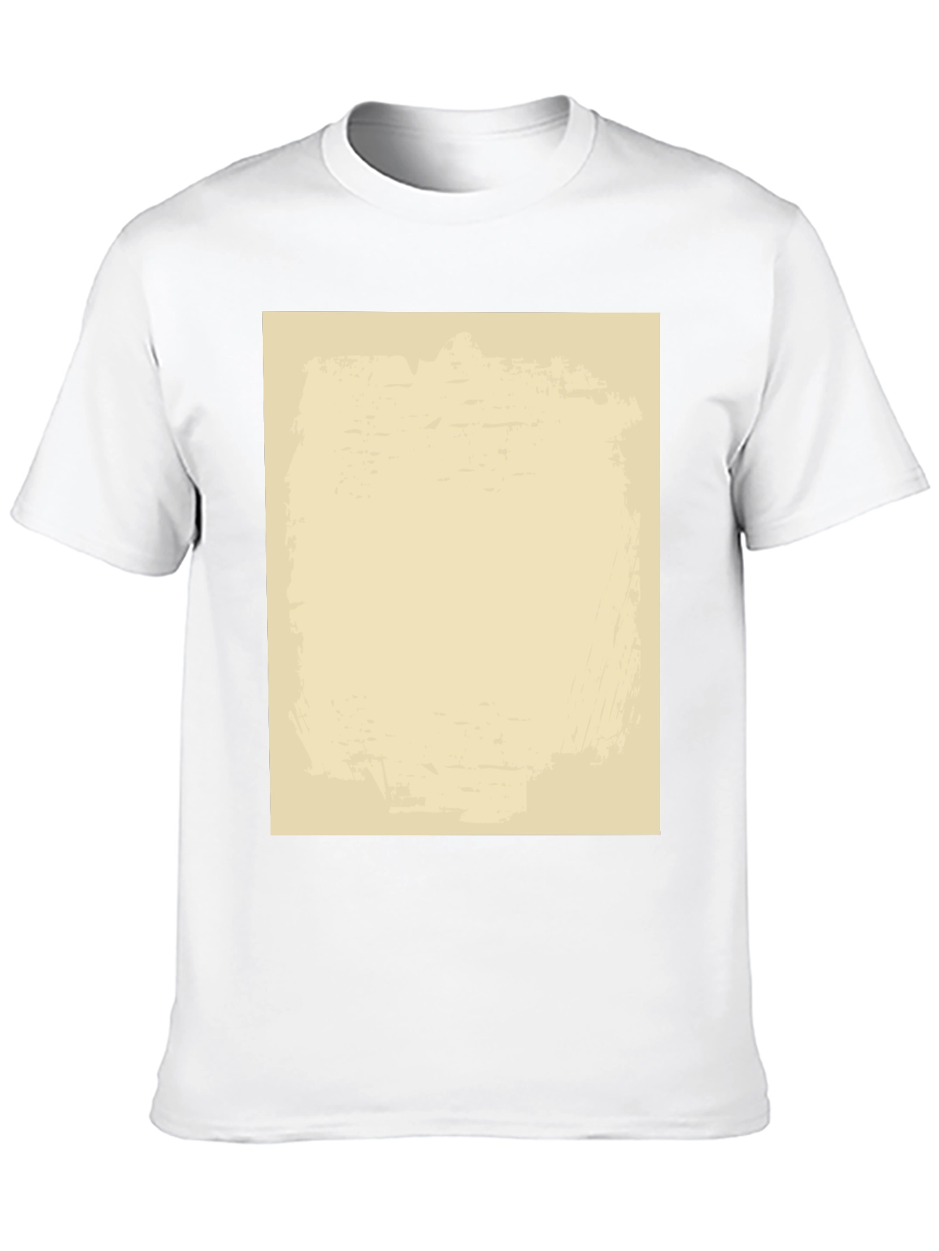 Black Graphic T-Shirt - Beige Design