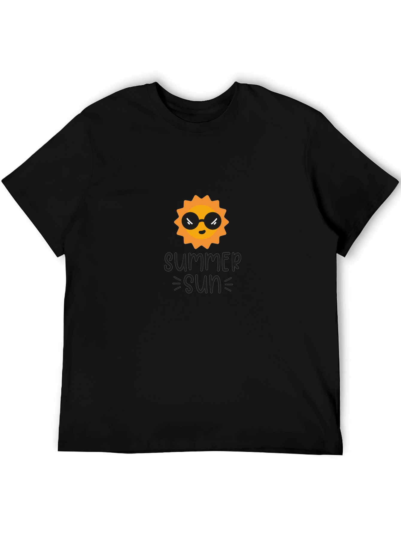 Summer Sun Graphic Tee - Black T-Shirt