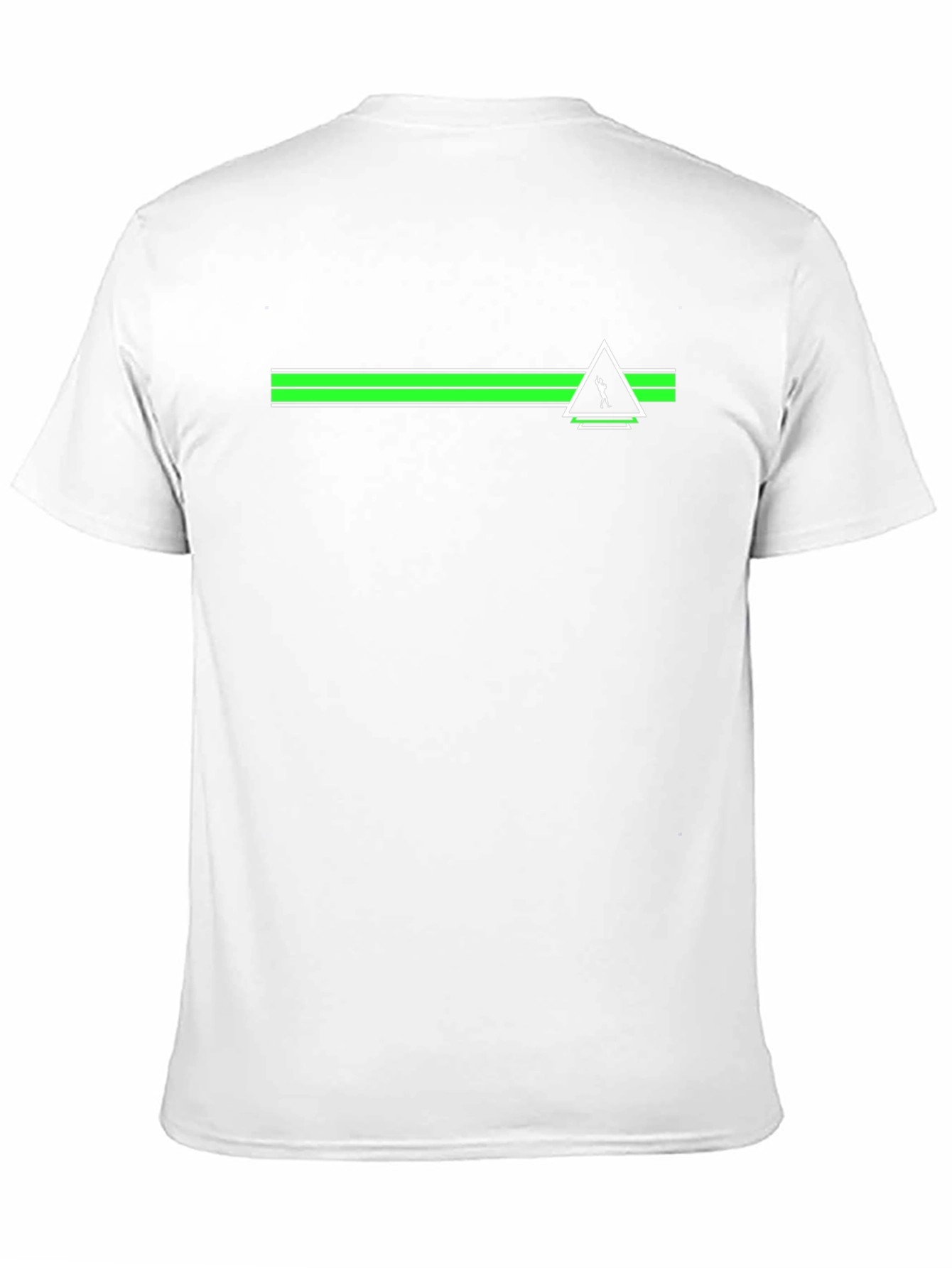 Retro Graphic Tee - Black with Green Accent