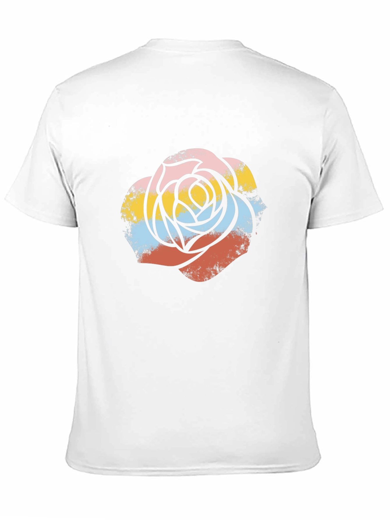 Retro Rose Graphic Tee - Stylish Casual Wear