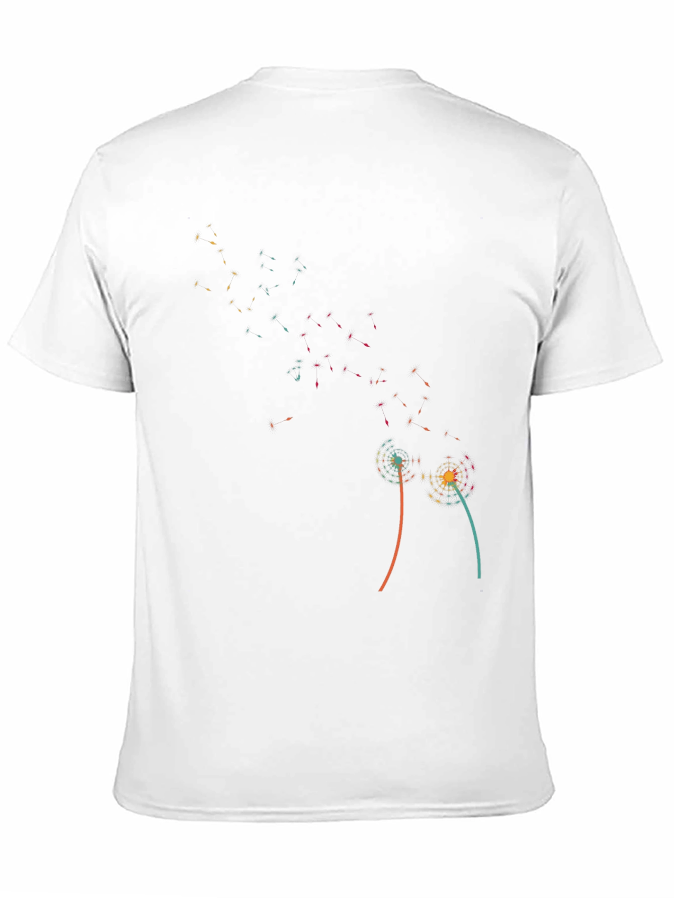 Dandelion Wishes Graphic Black Tee