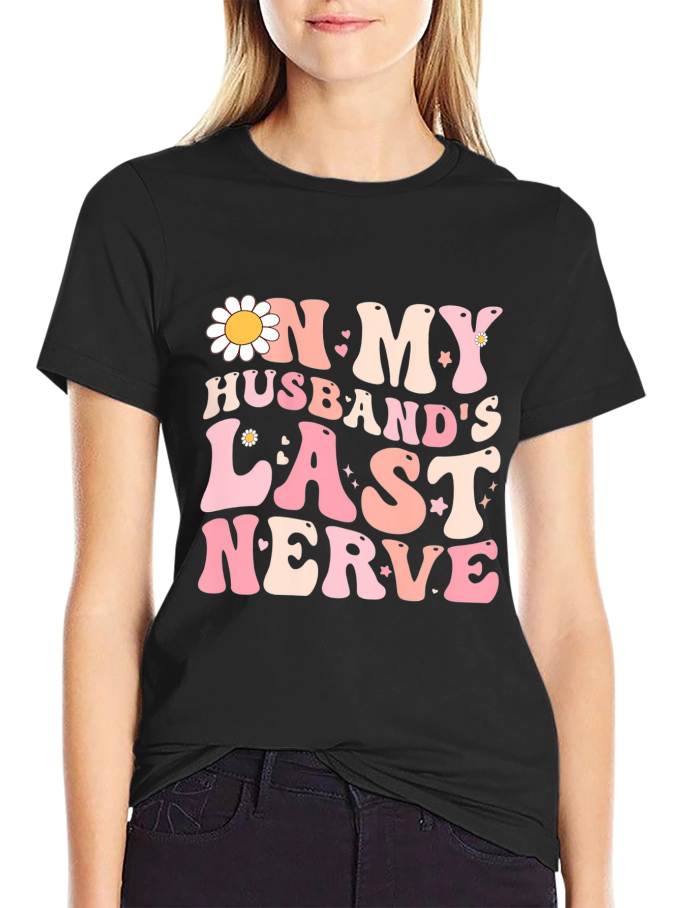 On My Husbands Last Nerve Graphic Tee