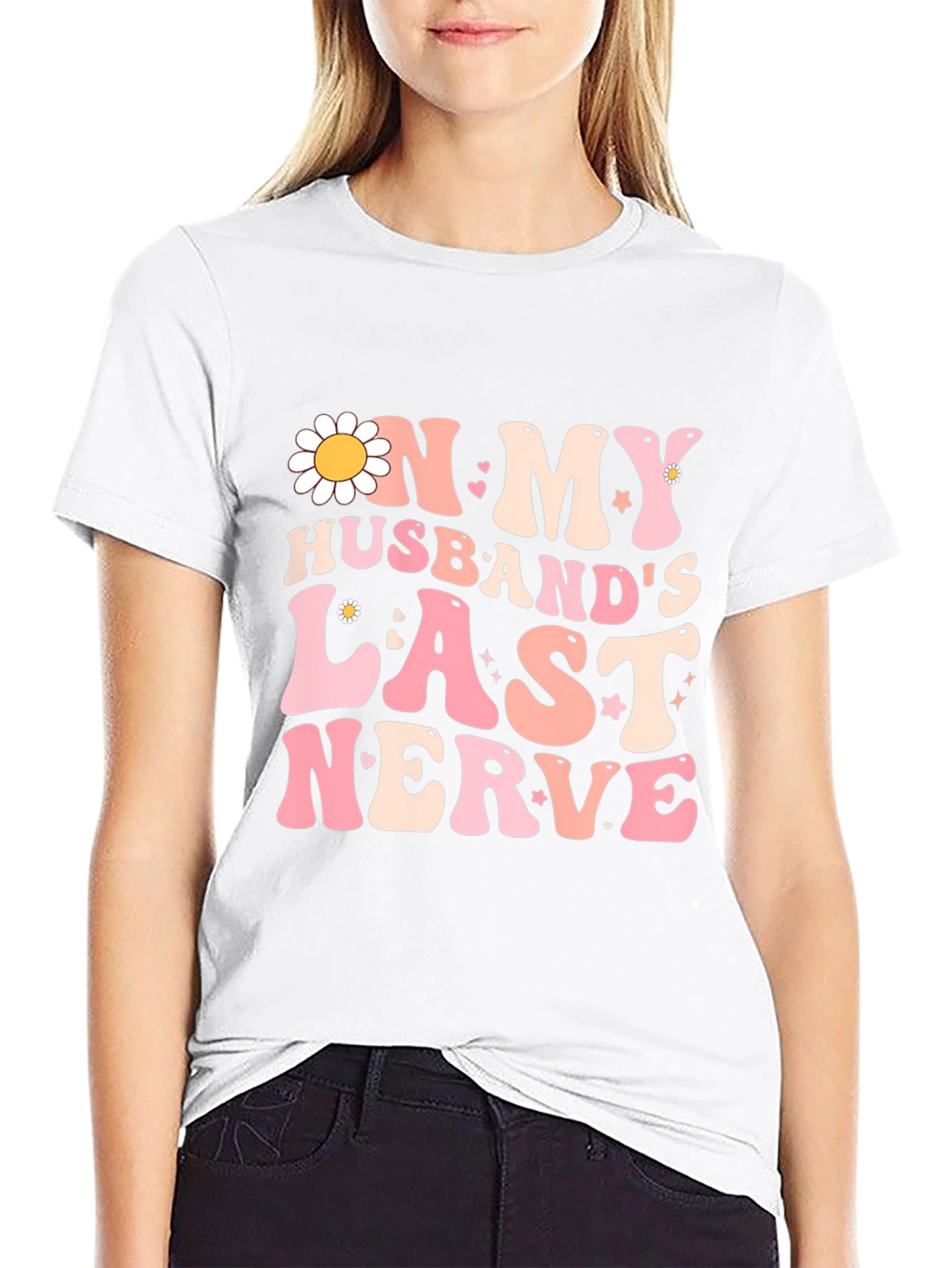 On My Husbands Last Nerve Graphic Tee