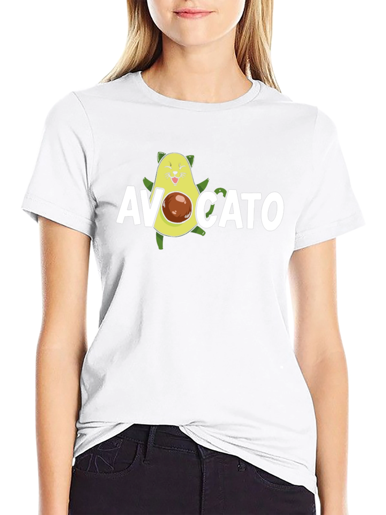 Avocato T-Shirt - Cute Avocado Cat Graphic Tee