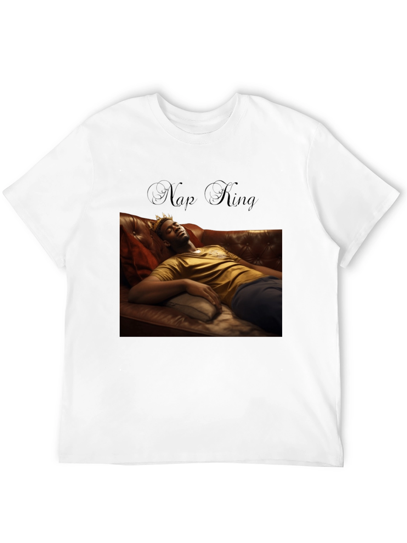 Nap King T-Shirt - Relax in Royal Style