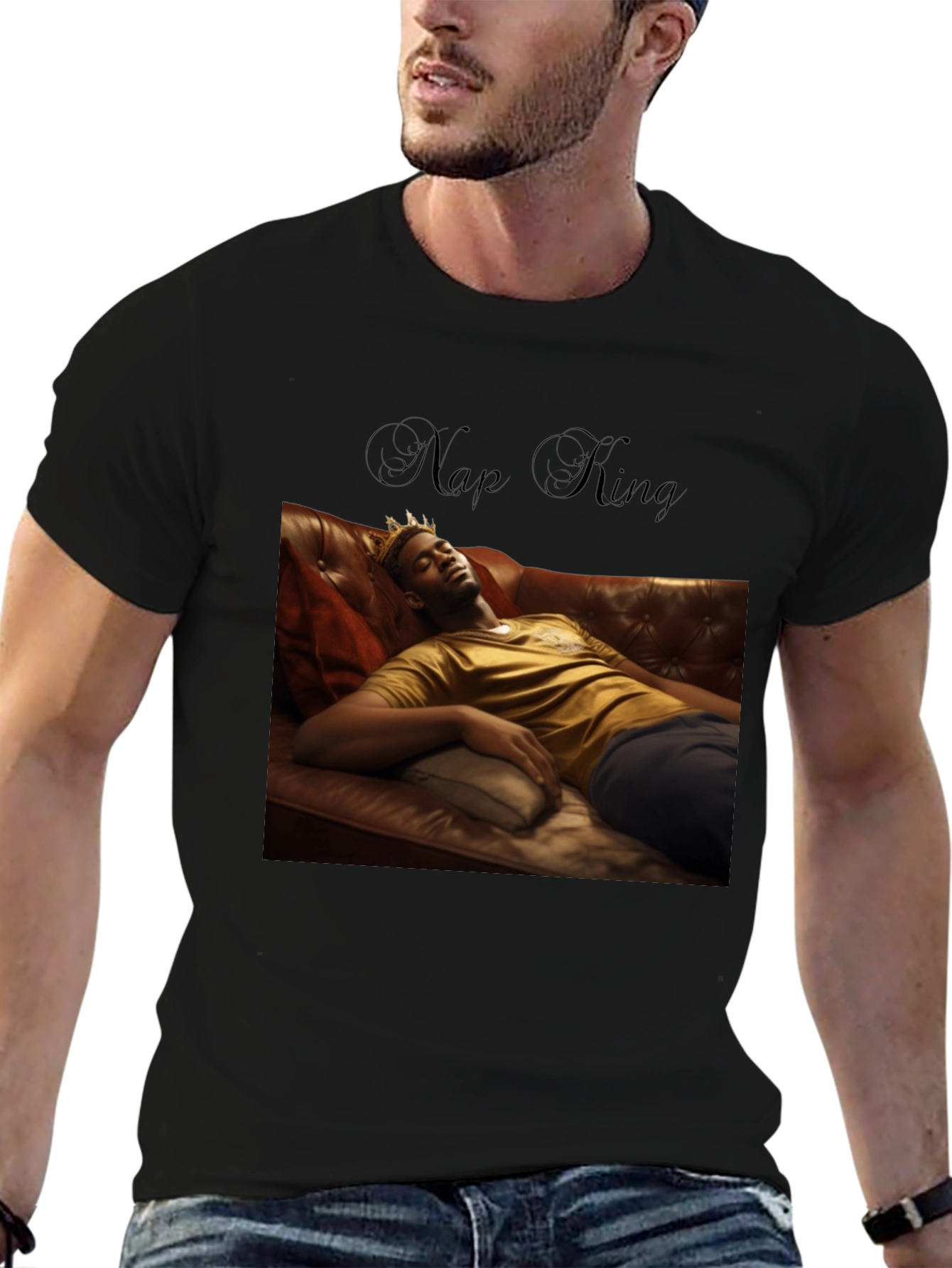 Nap King T-Shirt - Relax in Royal Style