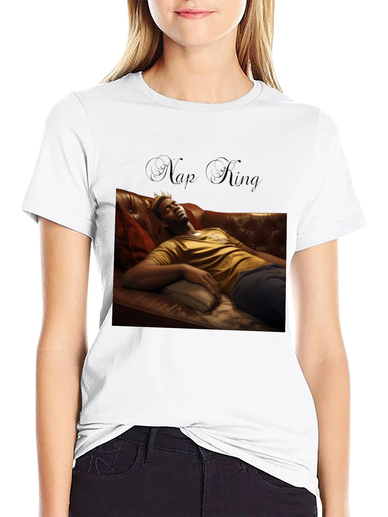 Nap King T-Shirt - Relax in Royal Style