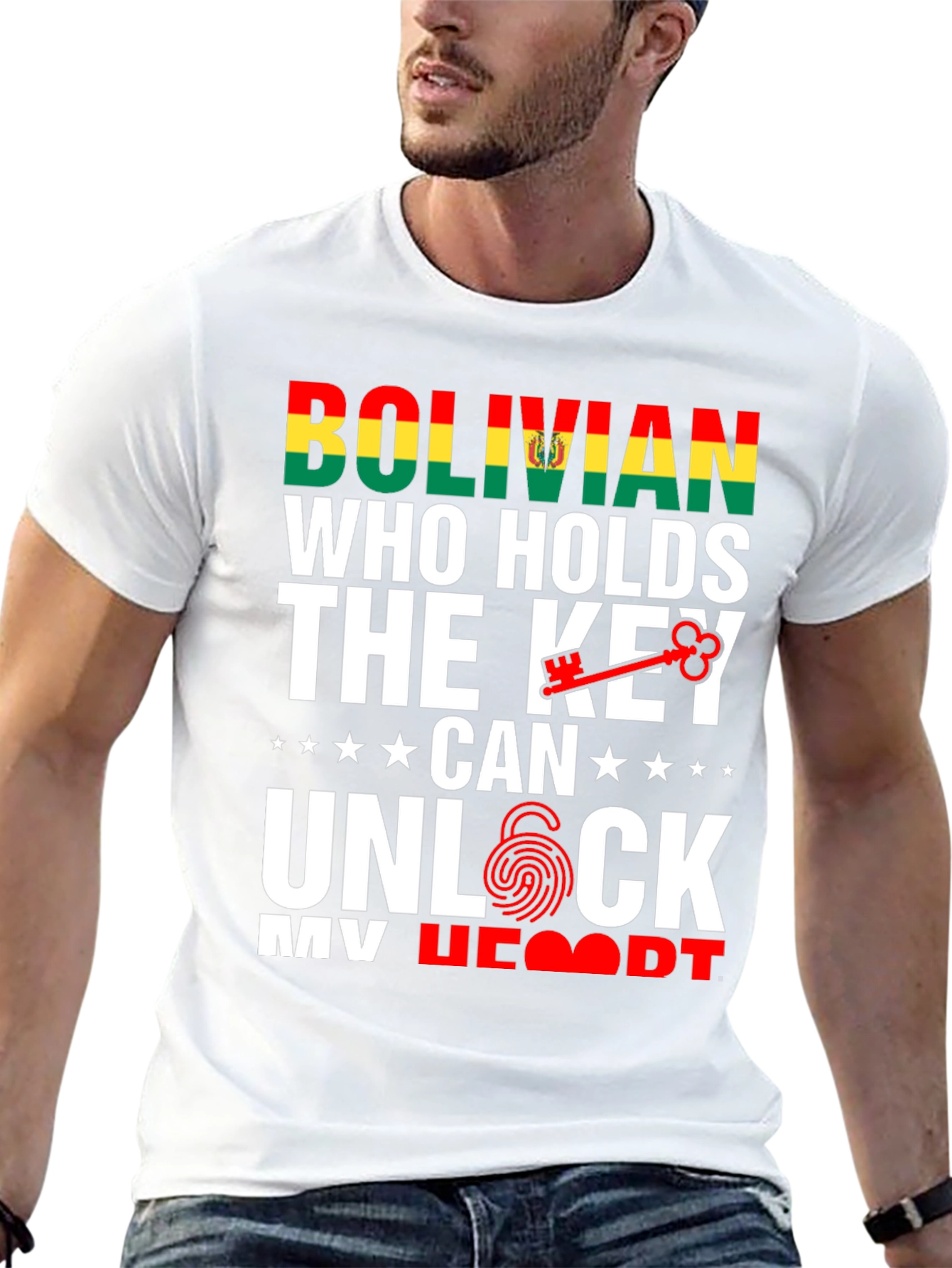 Bolivian Heart Unlock T-Shirt