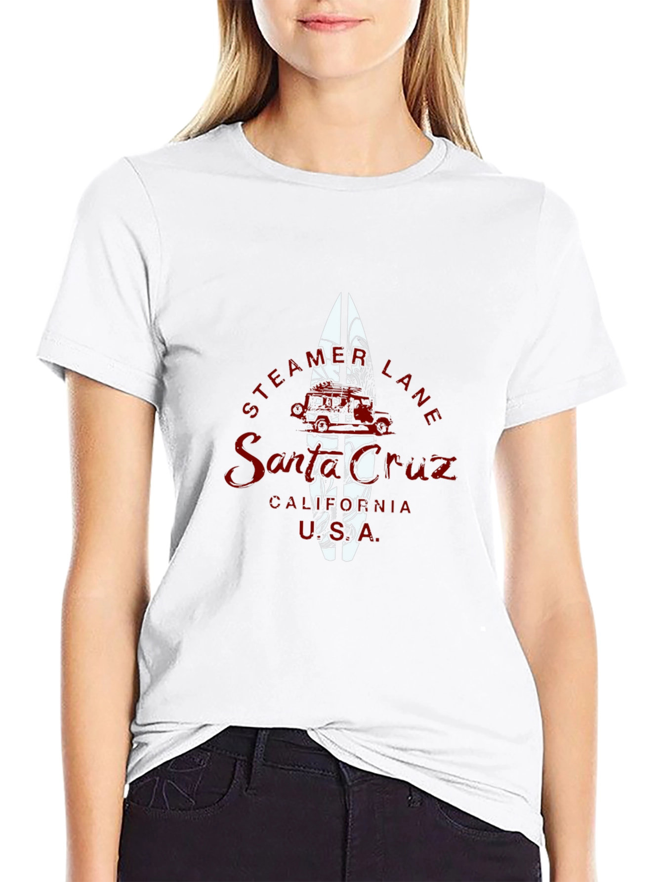 Steamer Lane Santa Cruz Surf T-Shirt