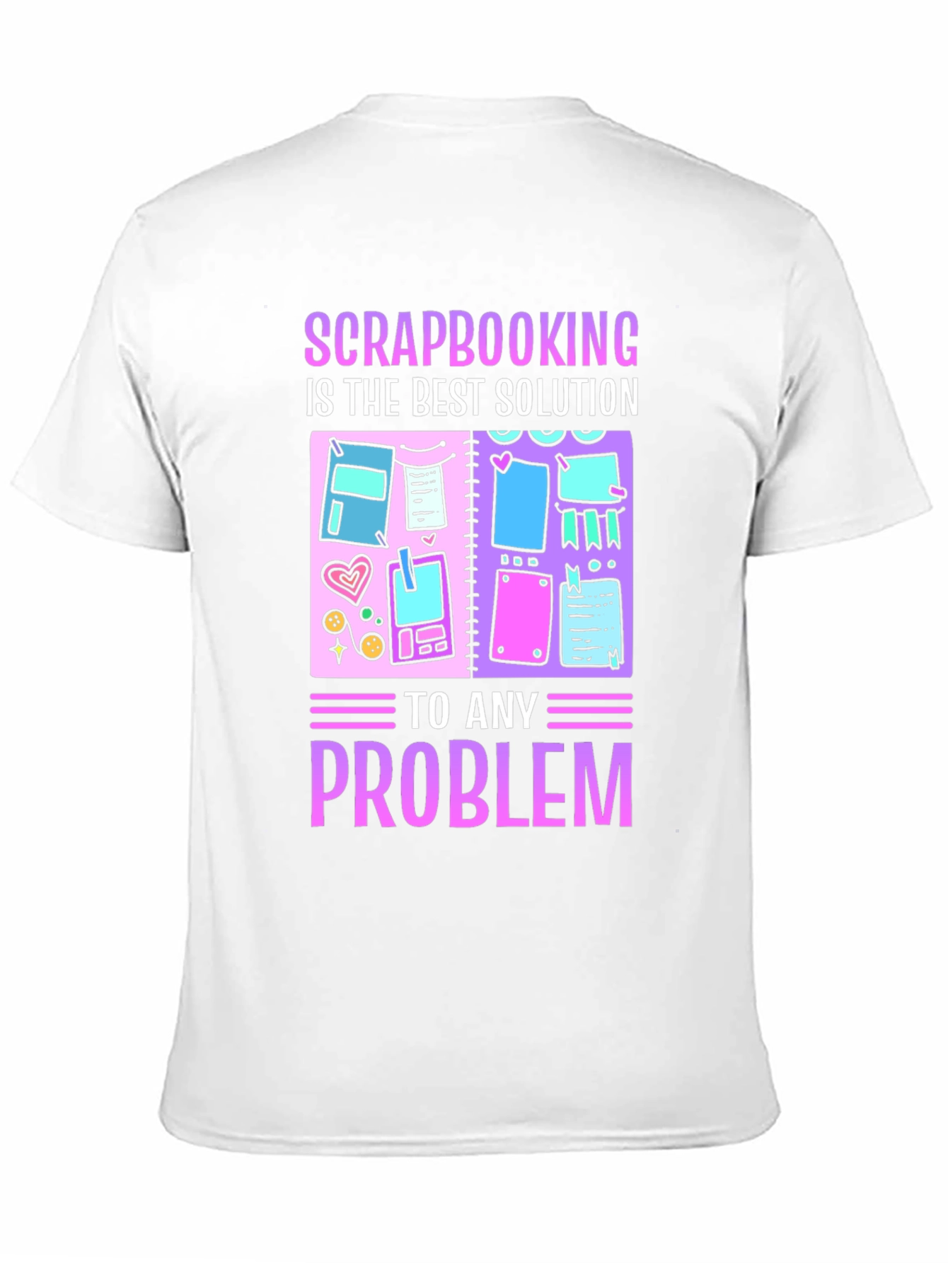 Scrapbooking Solution T-Shirt - Black Cotton Tee