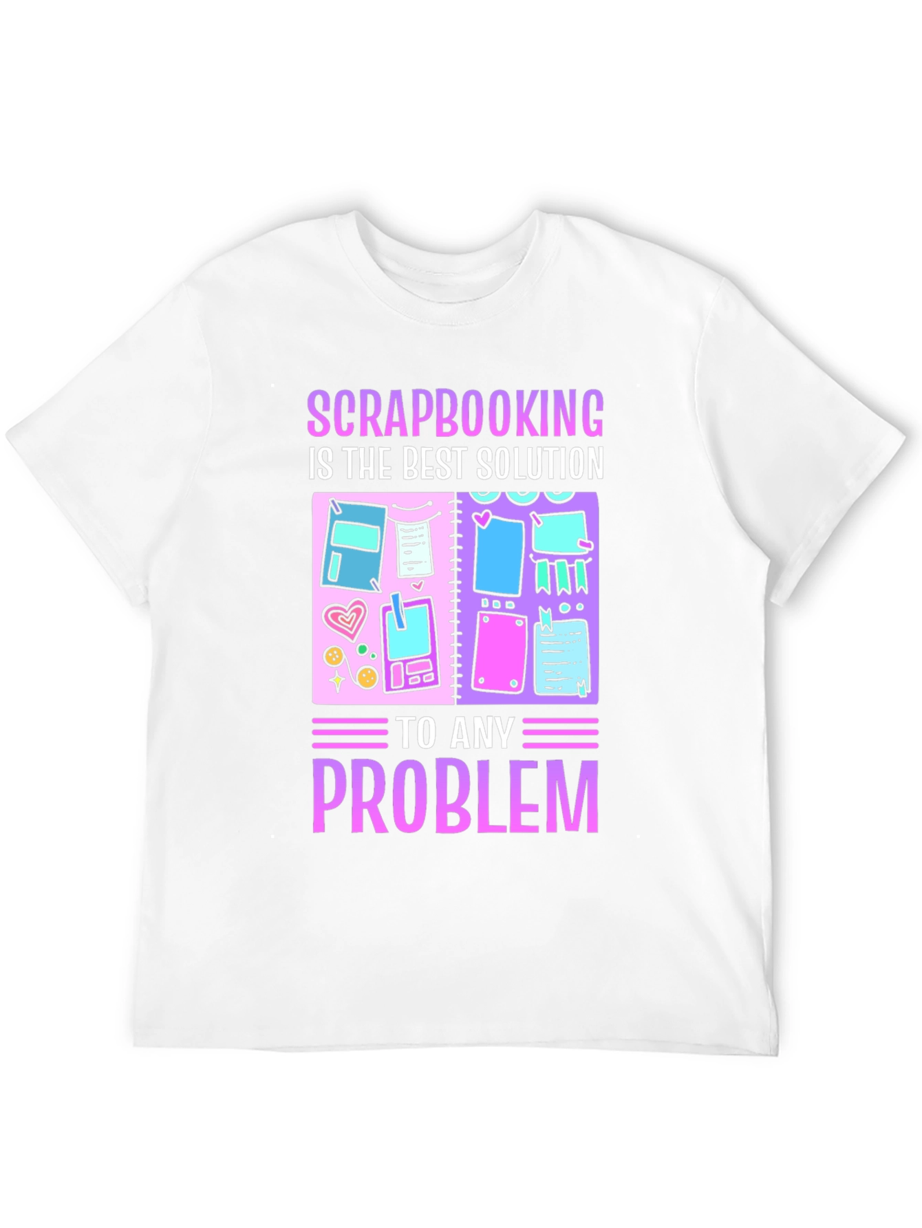 Scrapbooking Solution T-Shirt - Black Cotton Tee