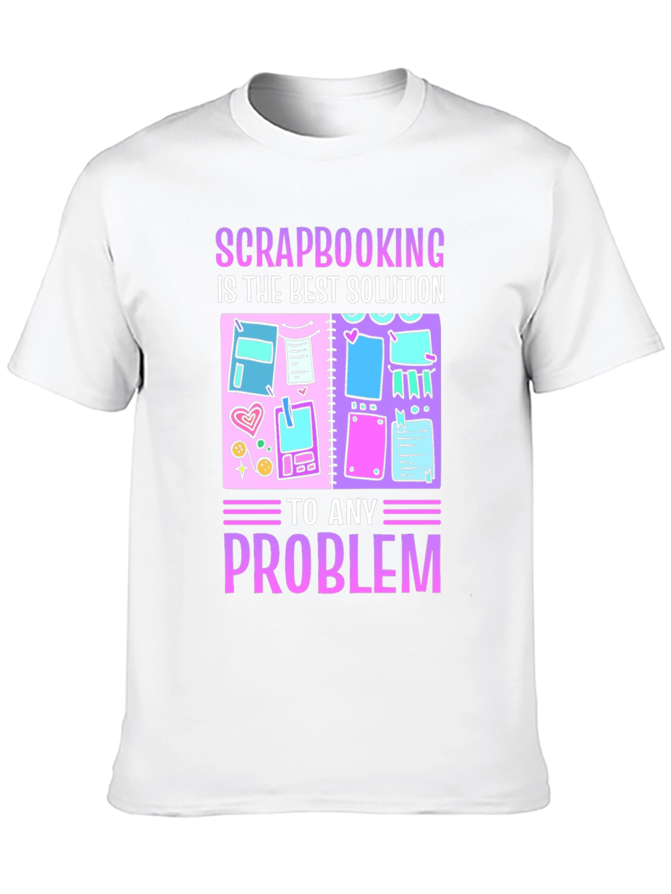 Scrapbooking Solution T-Shirt - Black Cotton Tee