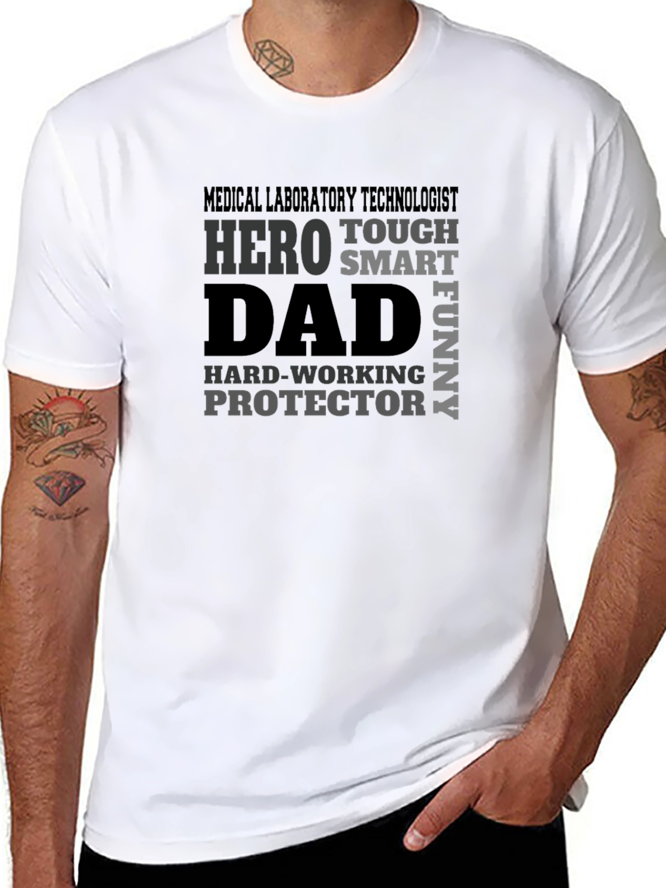 Medical Lab Technologist Dad Hero T-Shirt