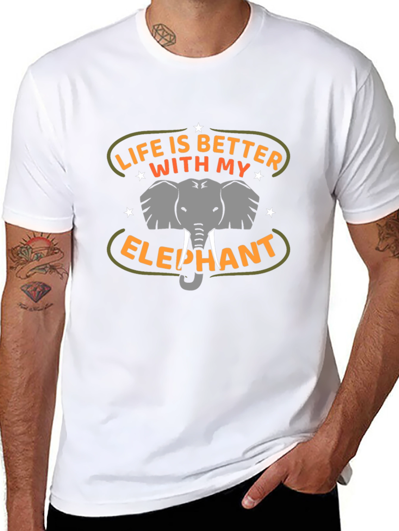 Life is Better With My Elephant T-Shirt