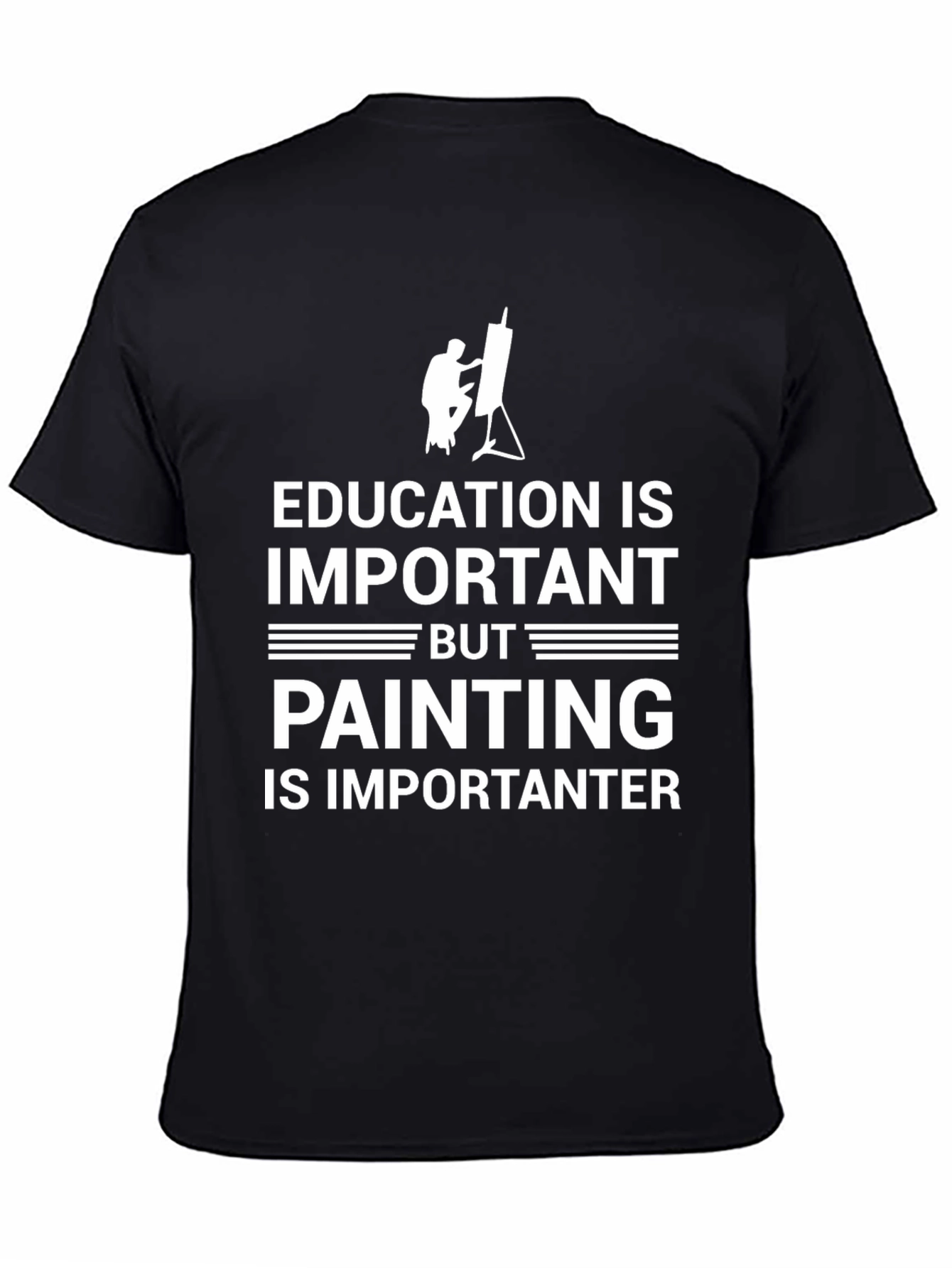 Education vs Painting Graphic Tee