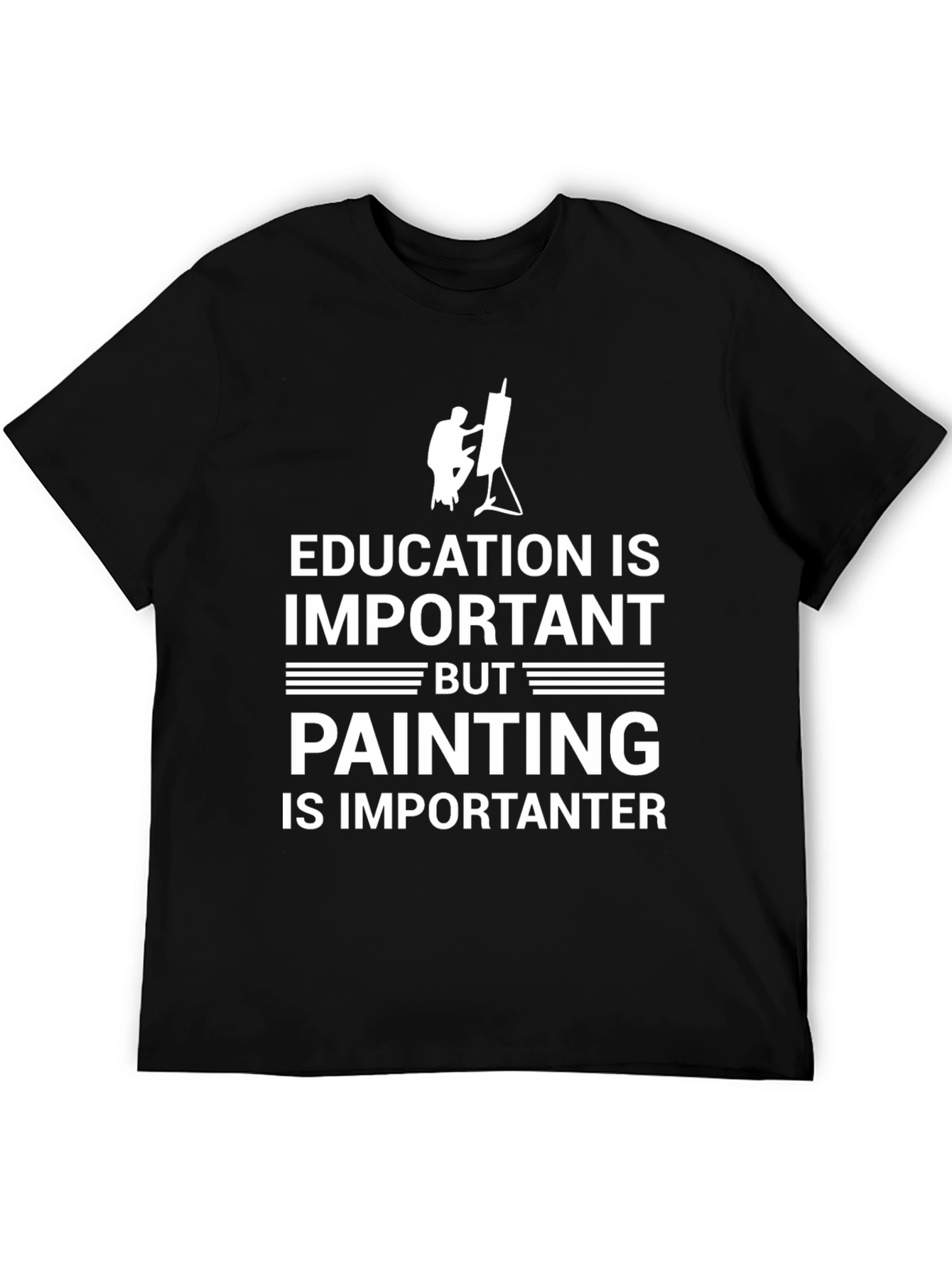 Education vs Painting Graphic Tee
