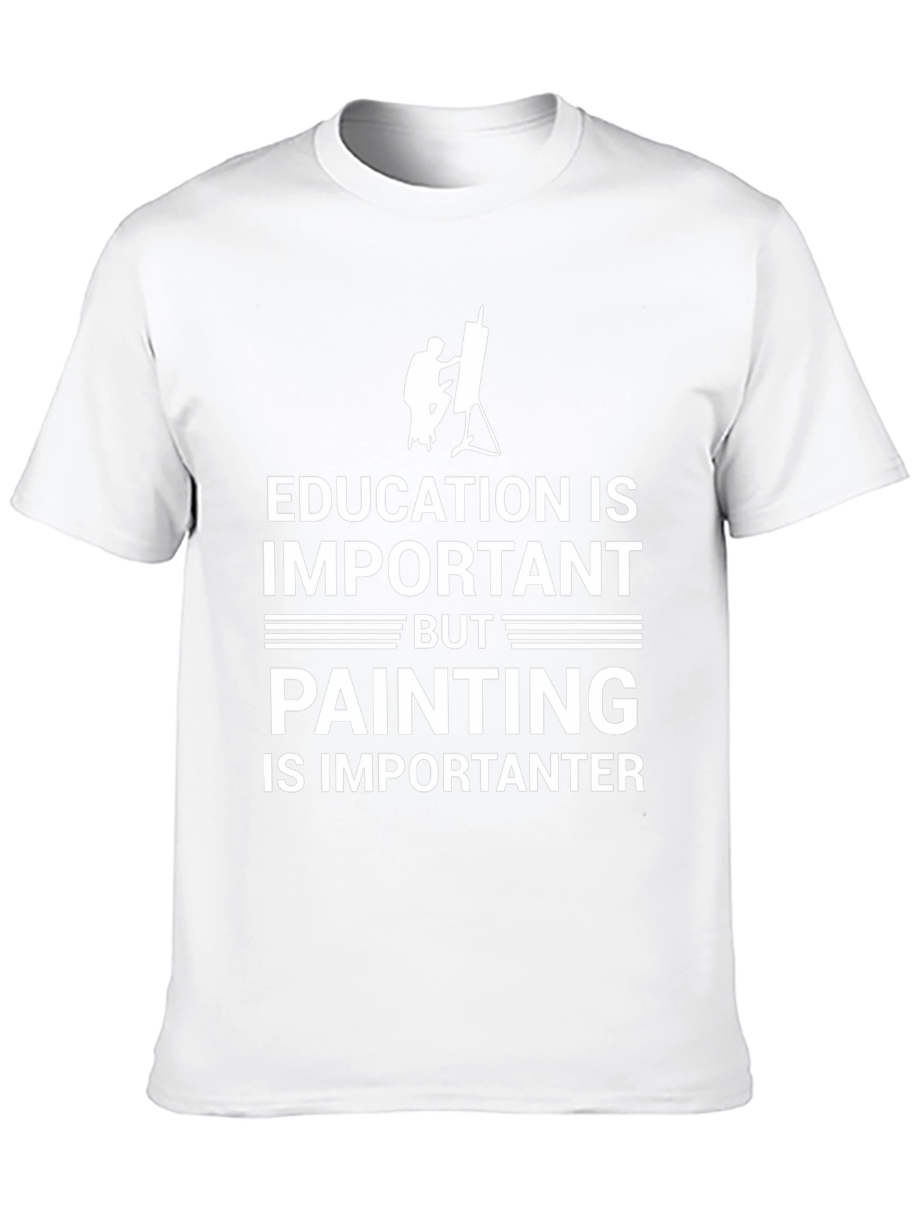 Education vs Painting Graphic Tee