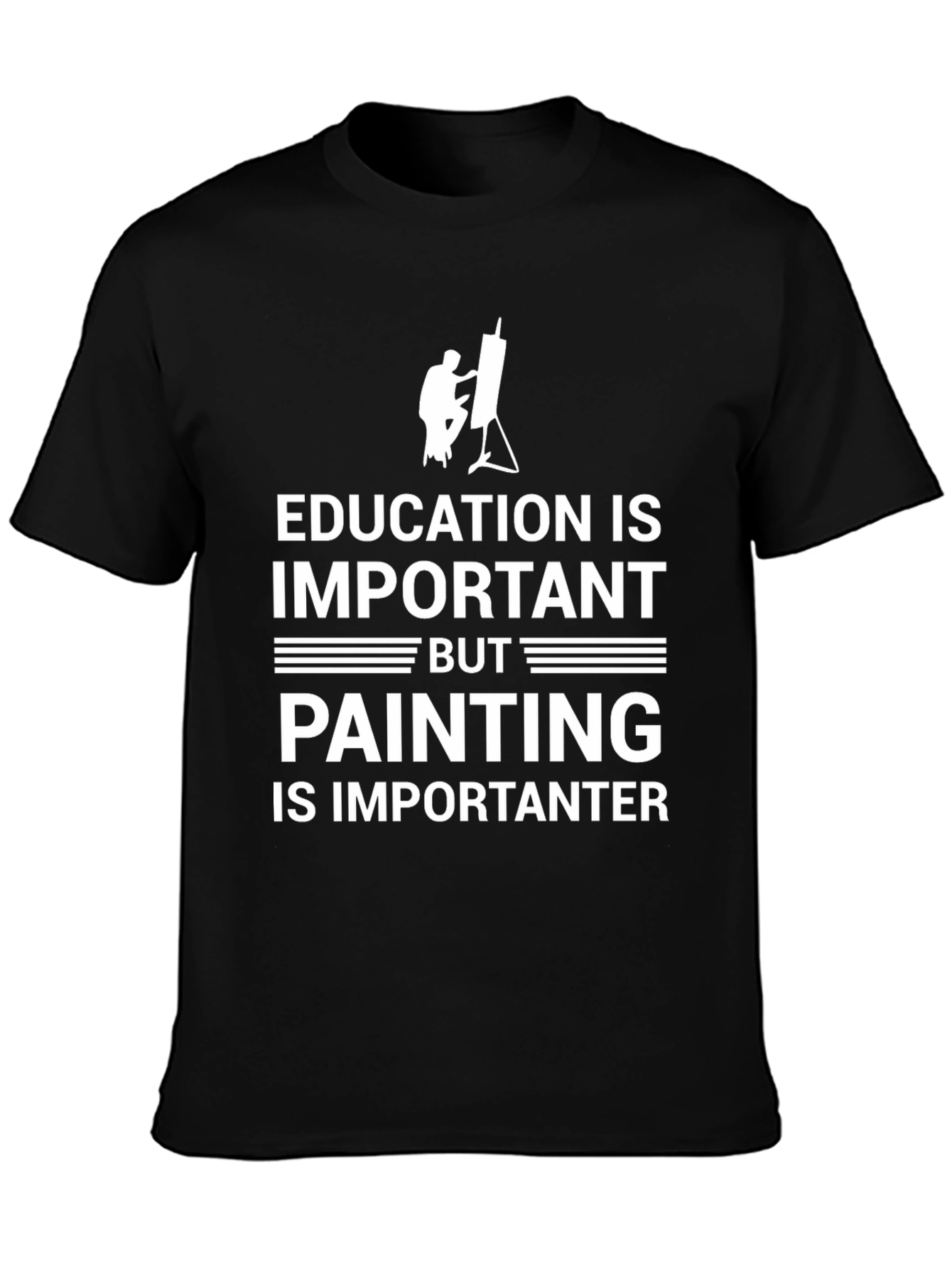 Education vs Painting Graphic Tee