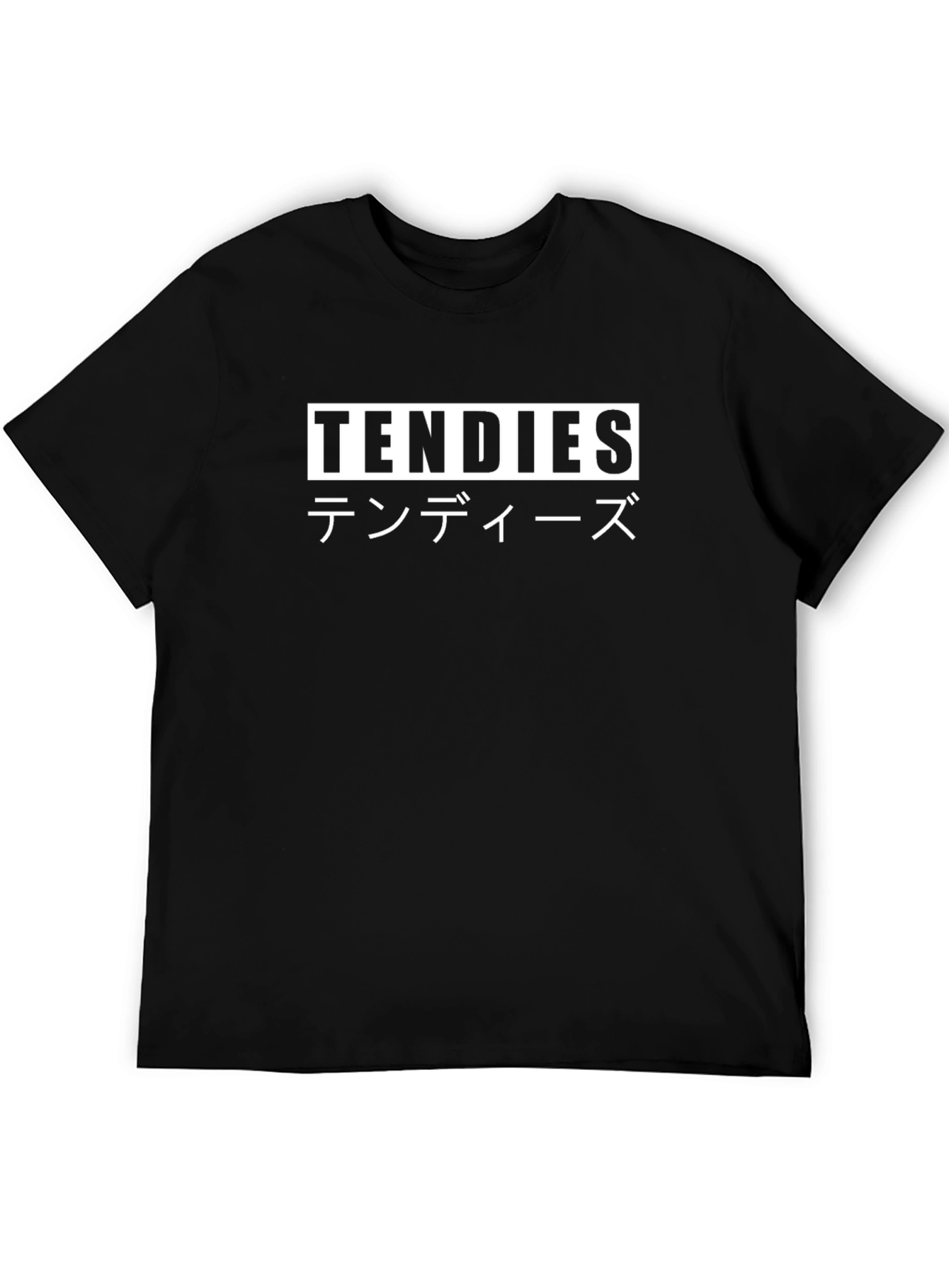 Tendies Graphic T-Shirt - Black Casual Tee