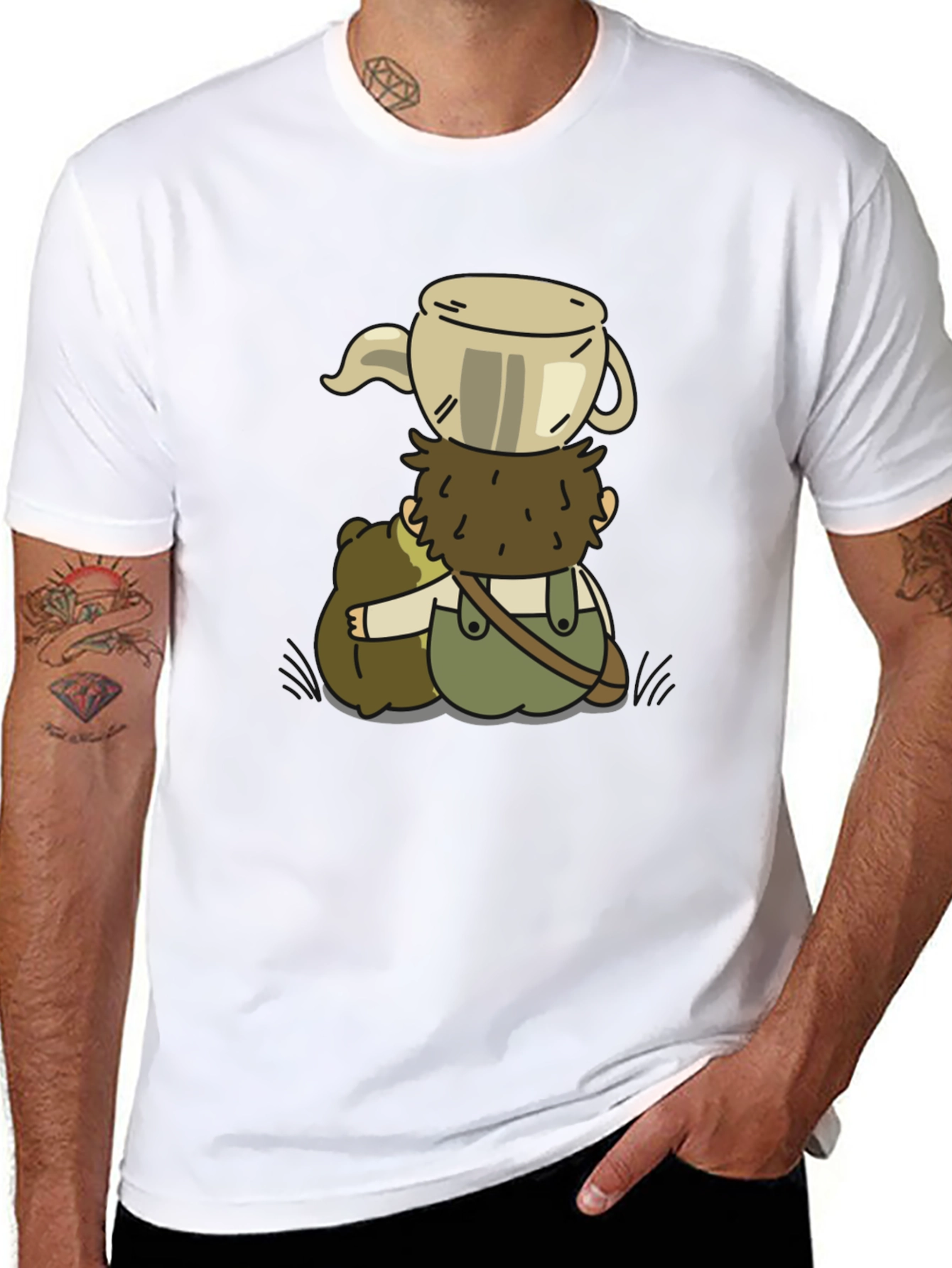 Quirky Cartoon Graphic Tee - Whimsical T-Shirt