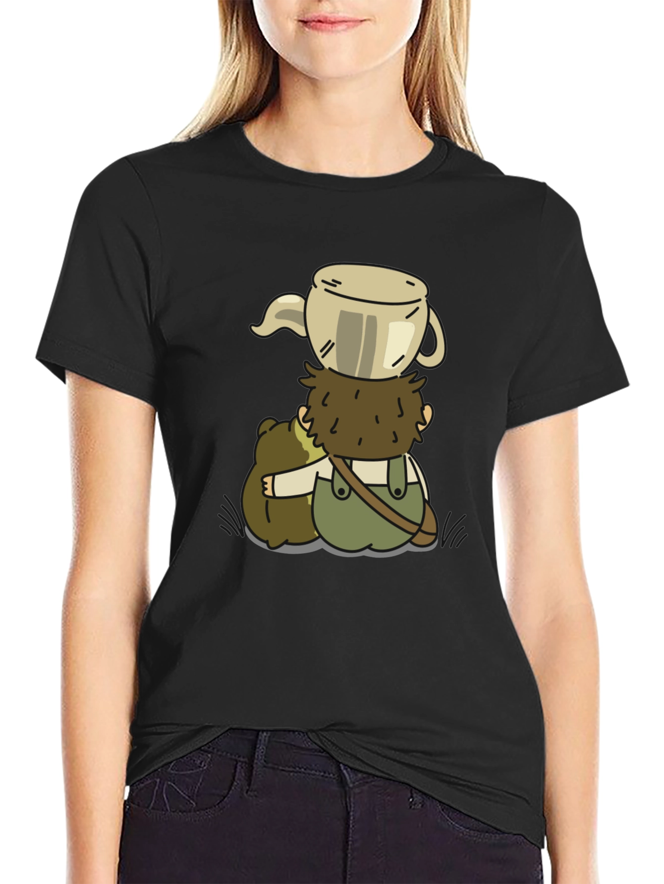 Quirky Cartoon Graphic Tee - Whimsical T-Shirt