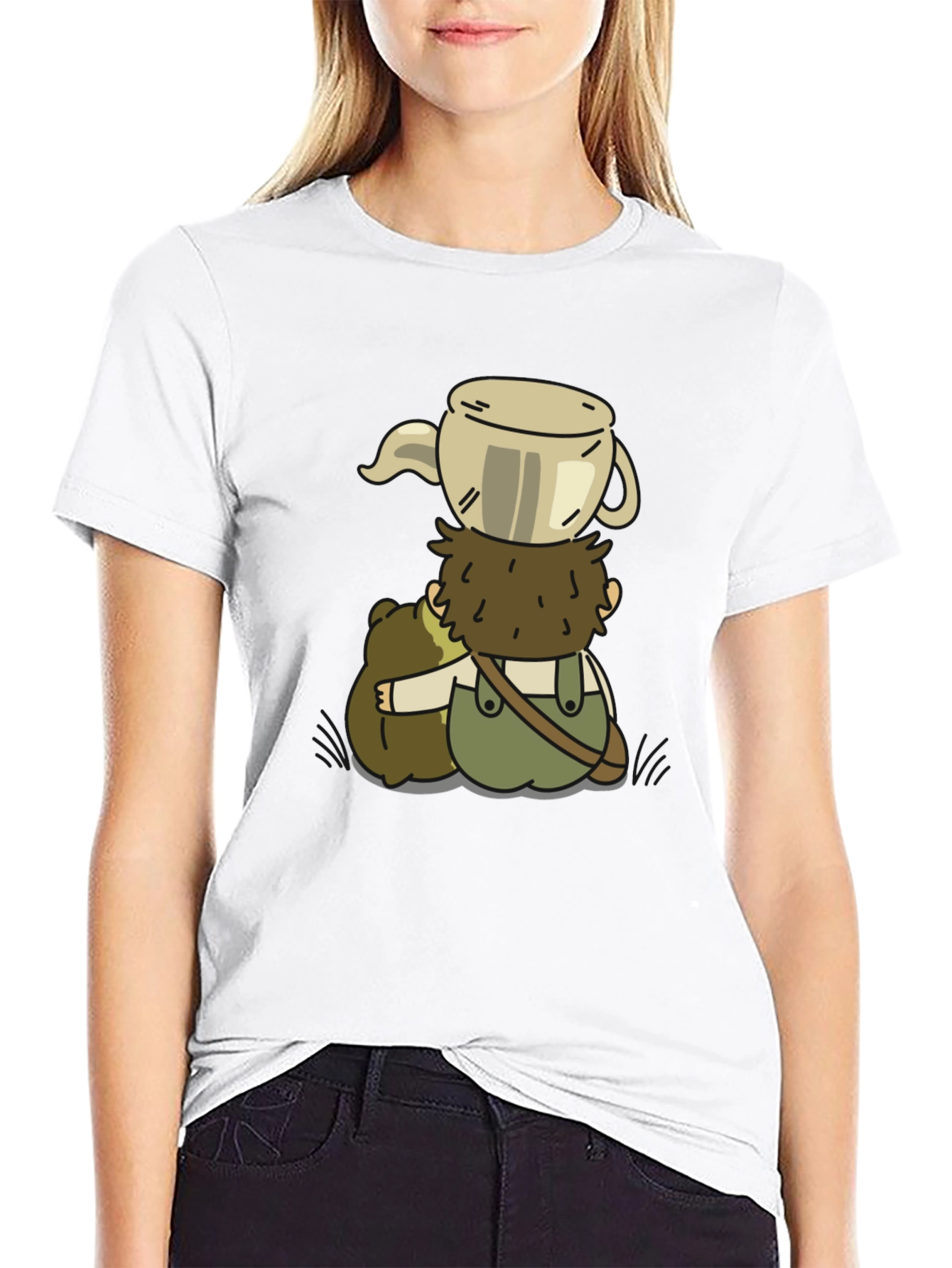 Quirky Cartoon Graphic Tee - Whimsical T-Shirt