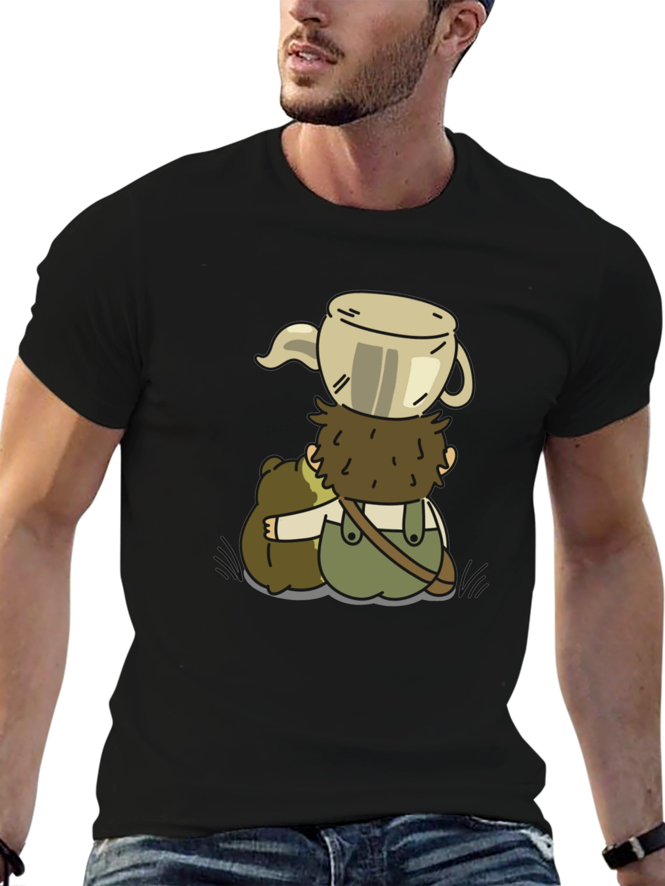 Quirky Cartoon Graphic Tee - Whimsical T-Shirt