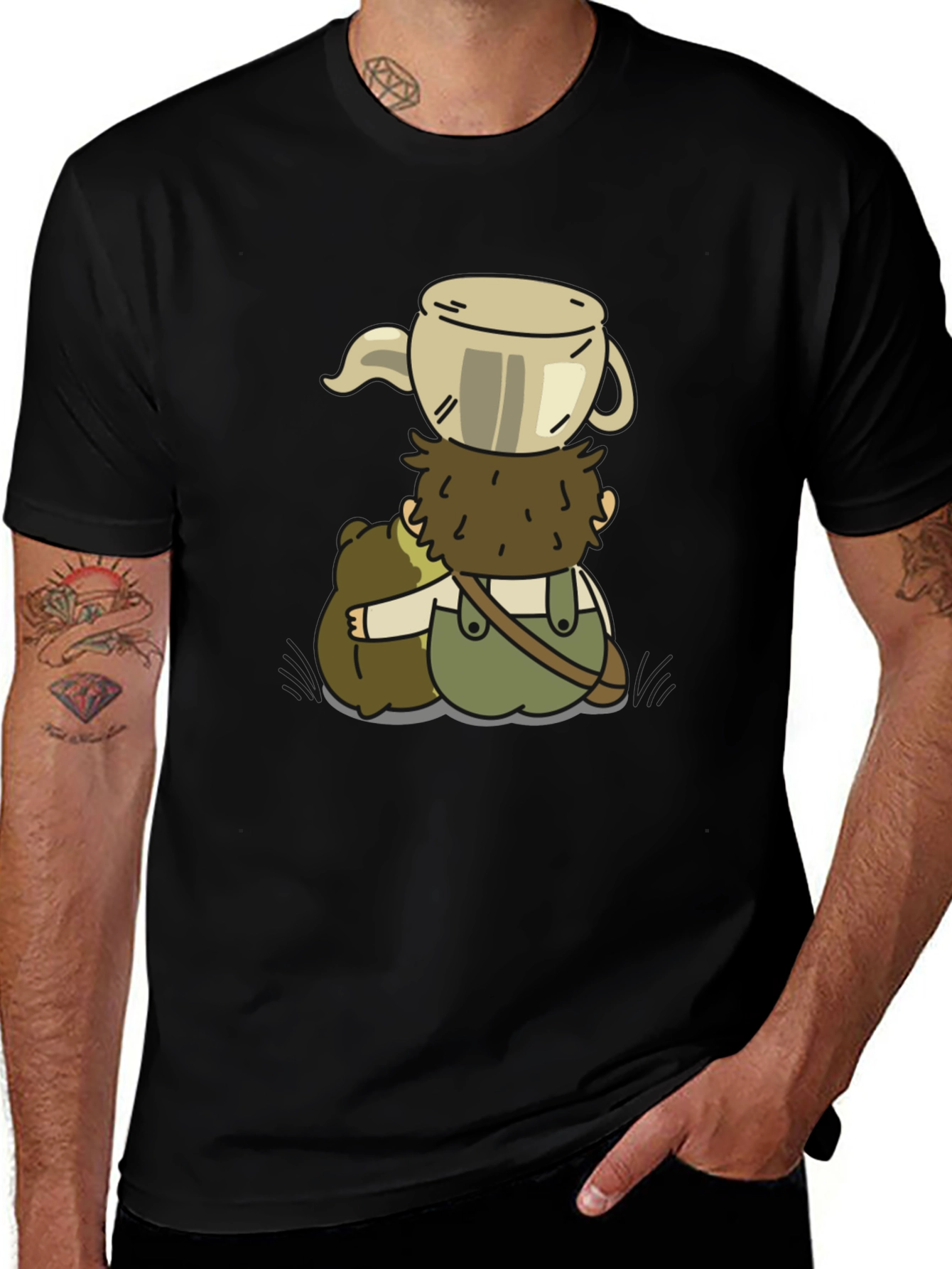 Quirky Cartoon Graphic Tee - Whimsical T-Shirt